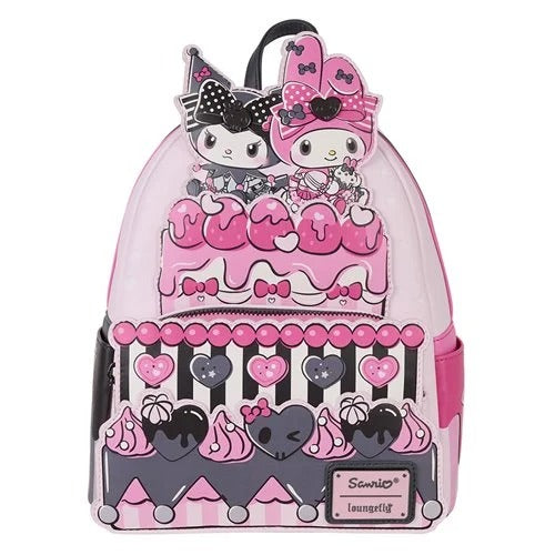 hello kitty mini backpack loungefly Sanrio My Melody & Kuromi Cake Mini Backpack