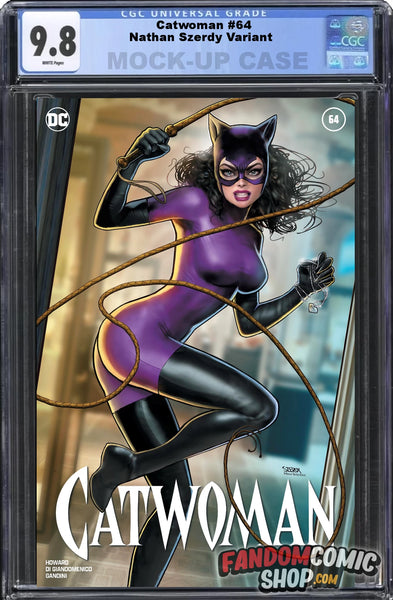 CATWOMAN #64 (NATHAN SZERDY EXCLUSIVE 1990s VARIANT) ~ CGC Graded 9.8