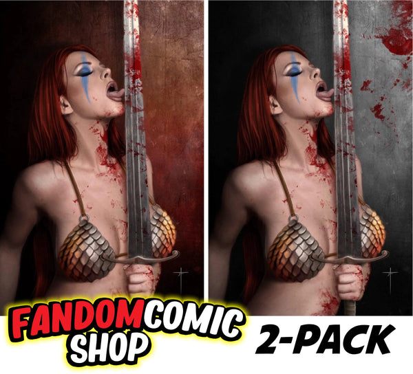 RED SONJA: EMPIRE OF THE DAMNED #3 (JAY FERGUSON EXCLUSIVE VIRGIN VARIANT A & B SET)