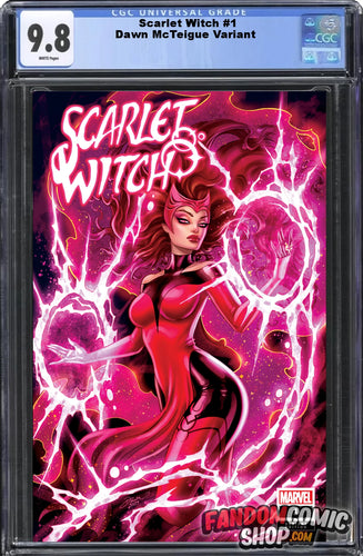 SCARLET WITCH #1 (DAWN MCTEIGUE EXCLUSIVE VARIANT)(2024) ~ CGC Graded 9.8
