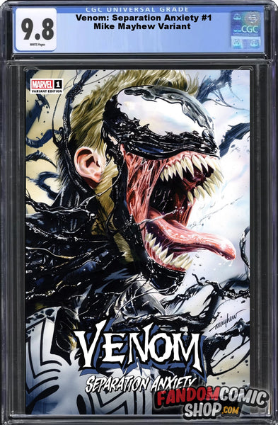 VENOM: SEPARATION ANXIETY #1 (MIKE MAYHEW EXCLUSIVE VARIANT) ~ CGC Graded 9.8