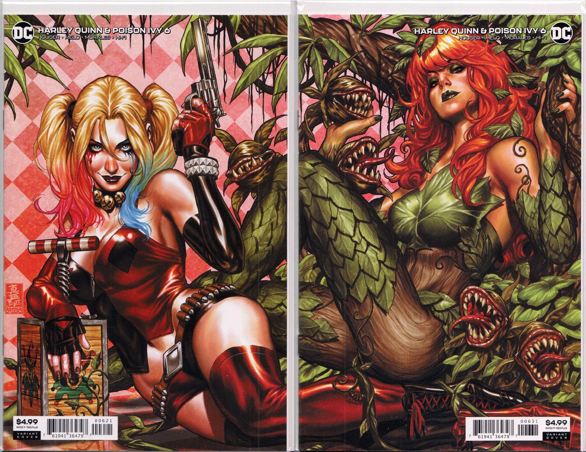 HARLEY QUINN & POISON IVY #6 (MARK BROOKS CONNECTING COVER SET) ~ DC C