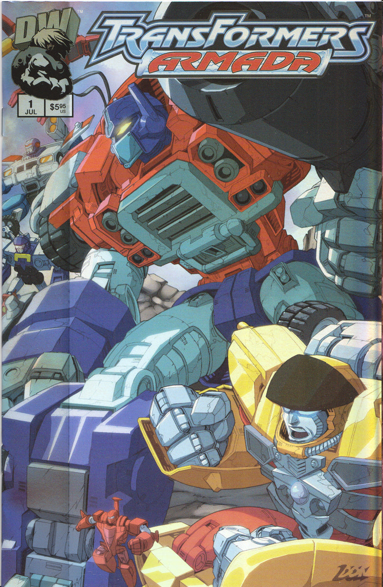 TRANSFORMERS ARMADA 1 HOLOFOIL VARIANT COMIC BOOK Dreamwave