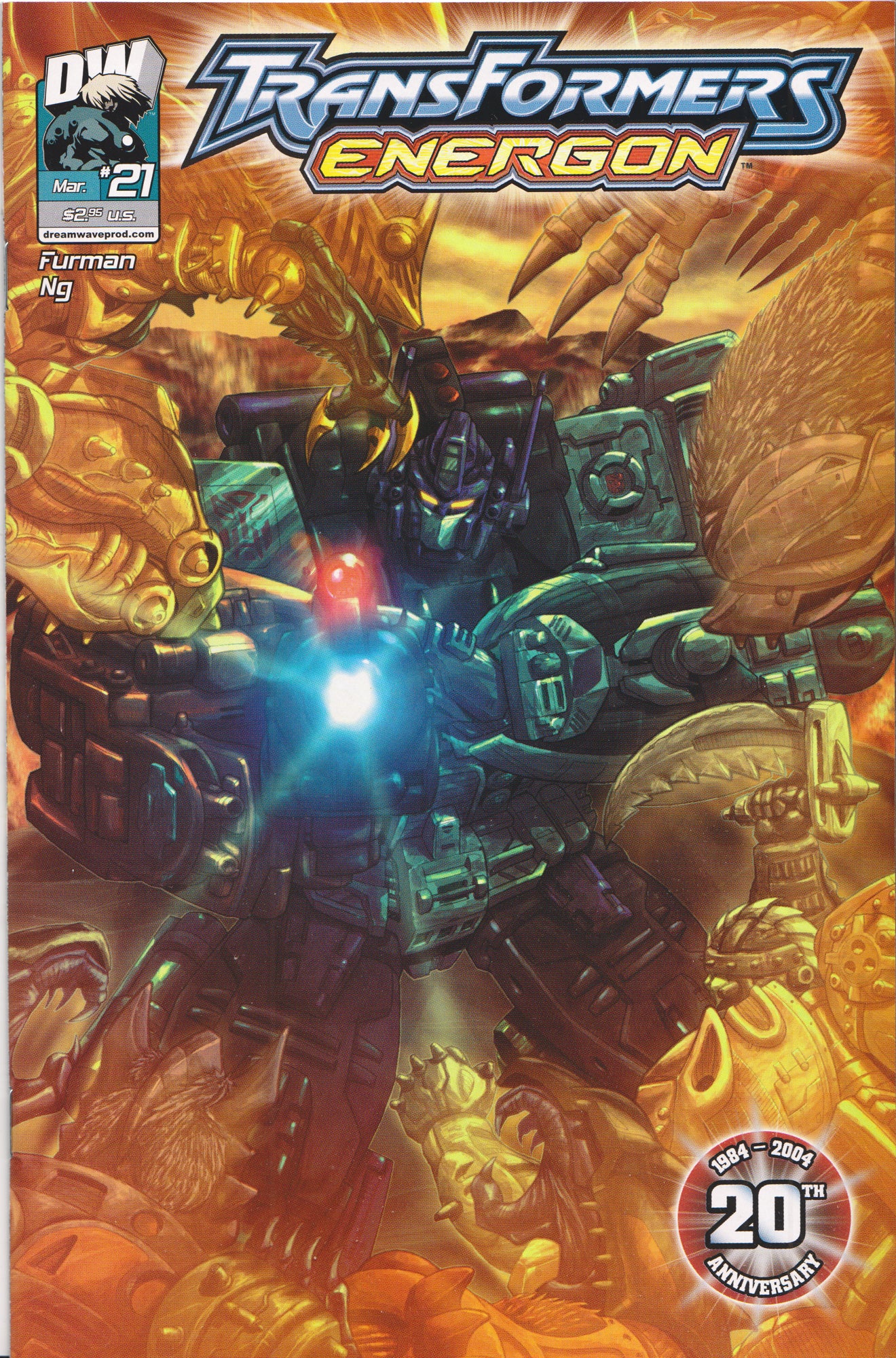 TRANSFORMERS ENERGON #21 COMIC BOOK ~ Dreamwave