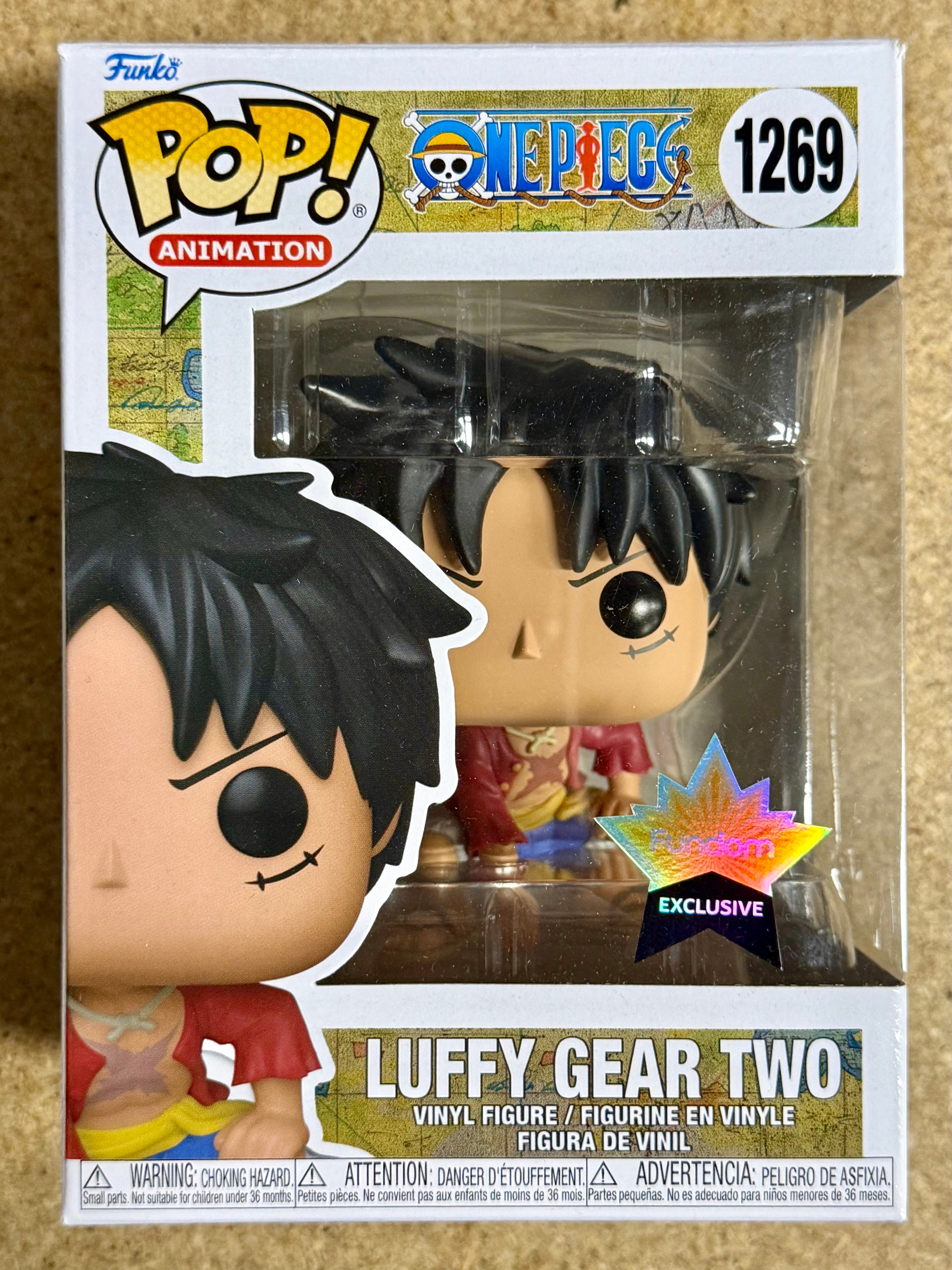 Funko Pop! Animation Luffy Gear Two (2) #1269 One Piece 2022 Exclusive