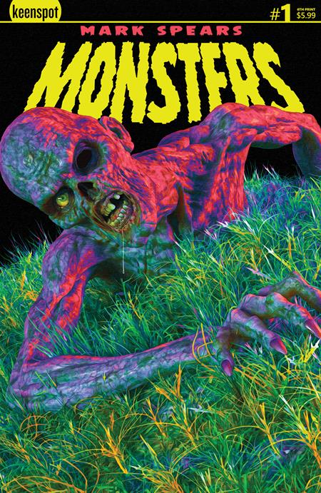 MARK SPEARS MONSTERS #1 6TH Print Cvr B Zombie Metal