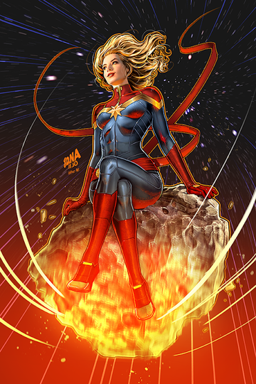 CAPTAIN MARVEL #1 SSCO NAKAYAMA VIRGIN VARIANT 2019
