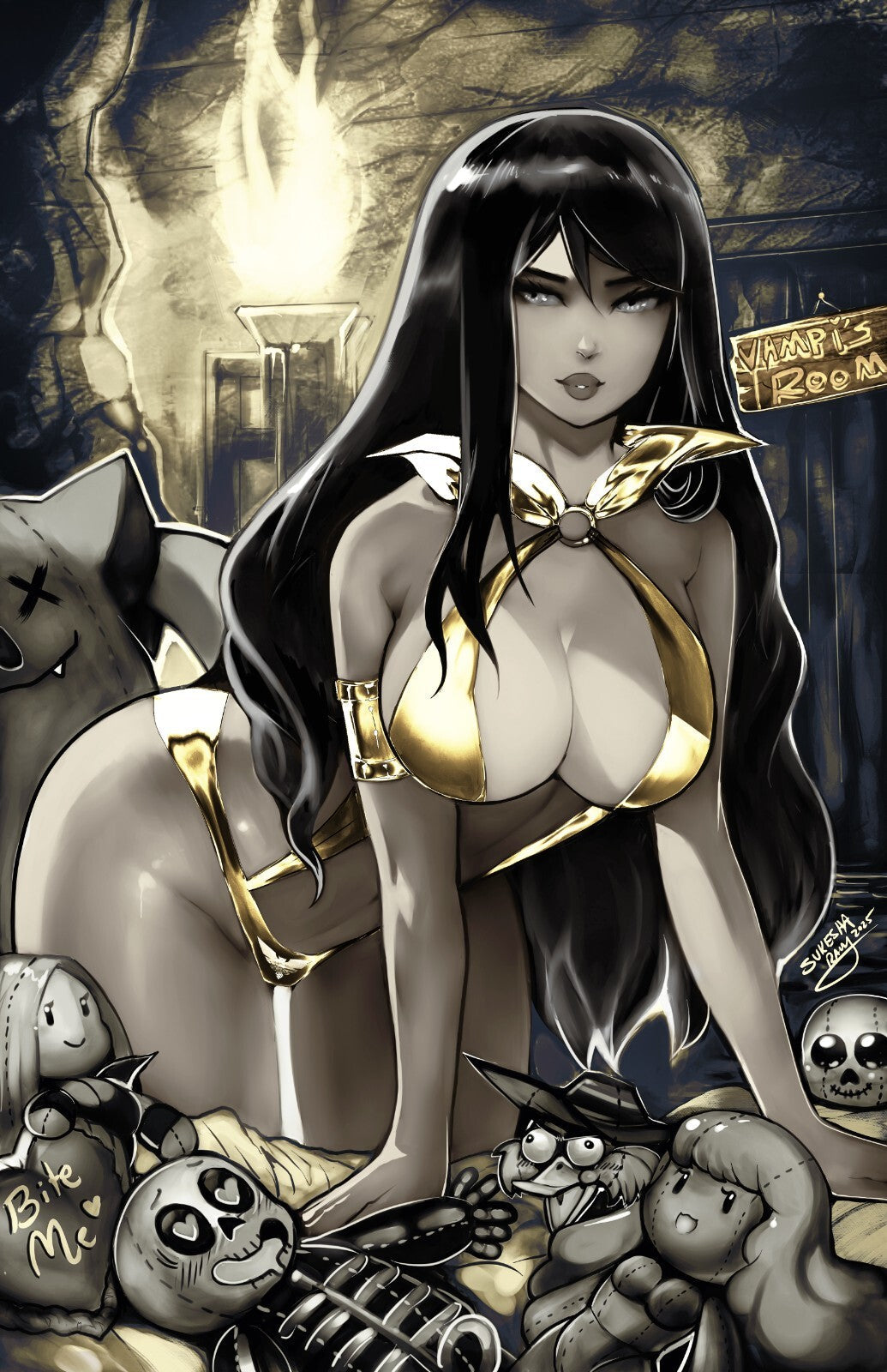 VAMPIRELLA #3 - SUKESHA RAY VIRGIN VARIANT COVER B KNIGHT OF COMICS