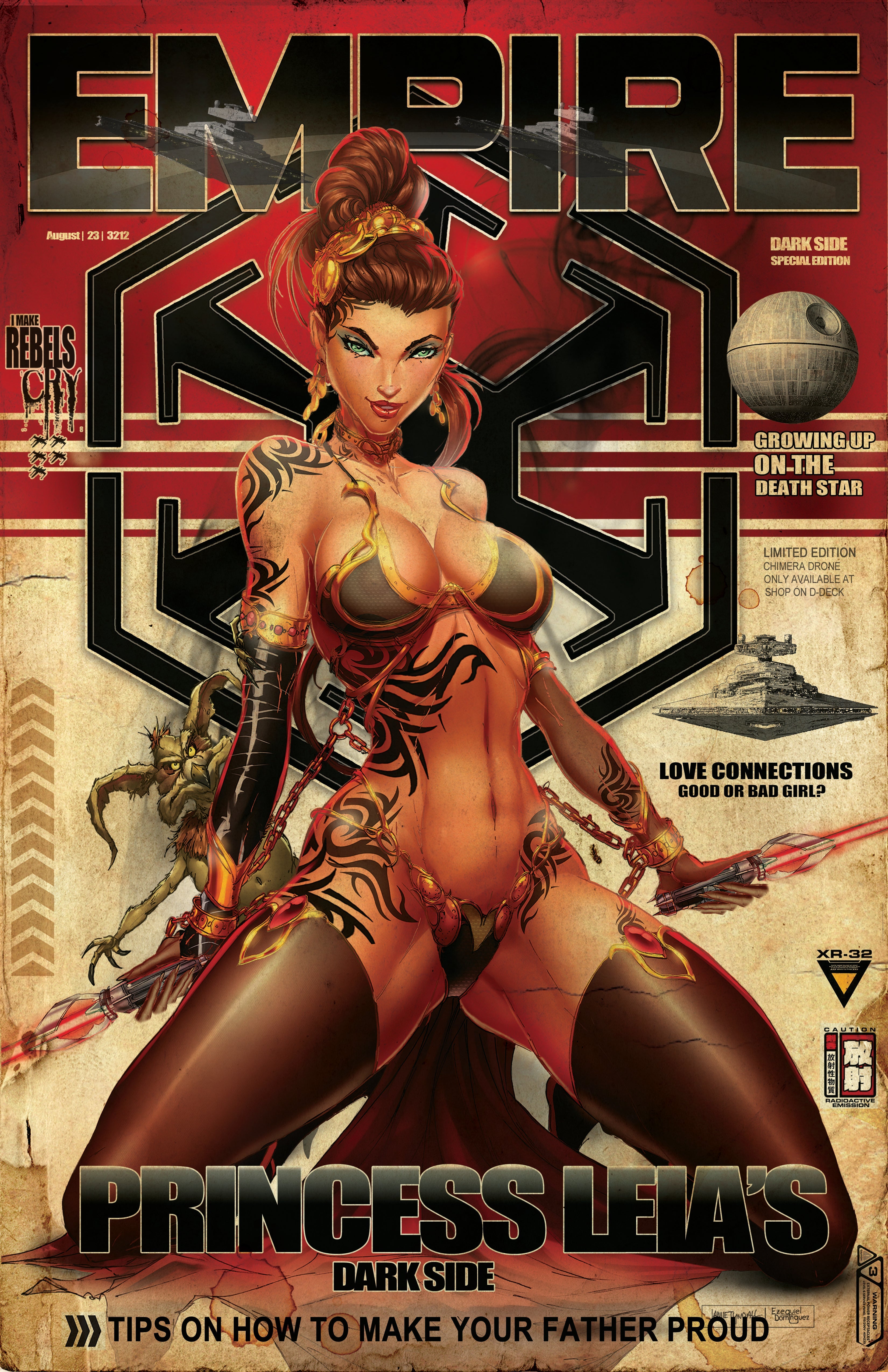 Retro Leia Sith Print