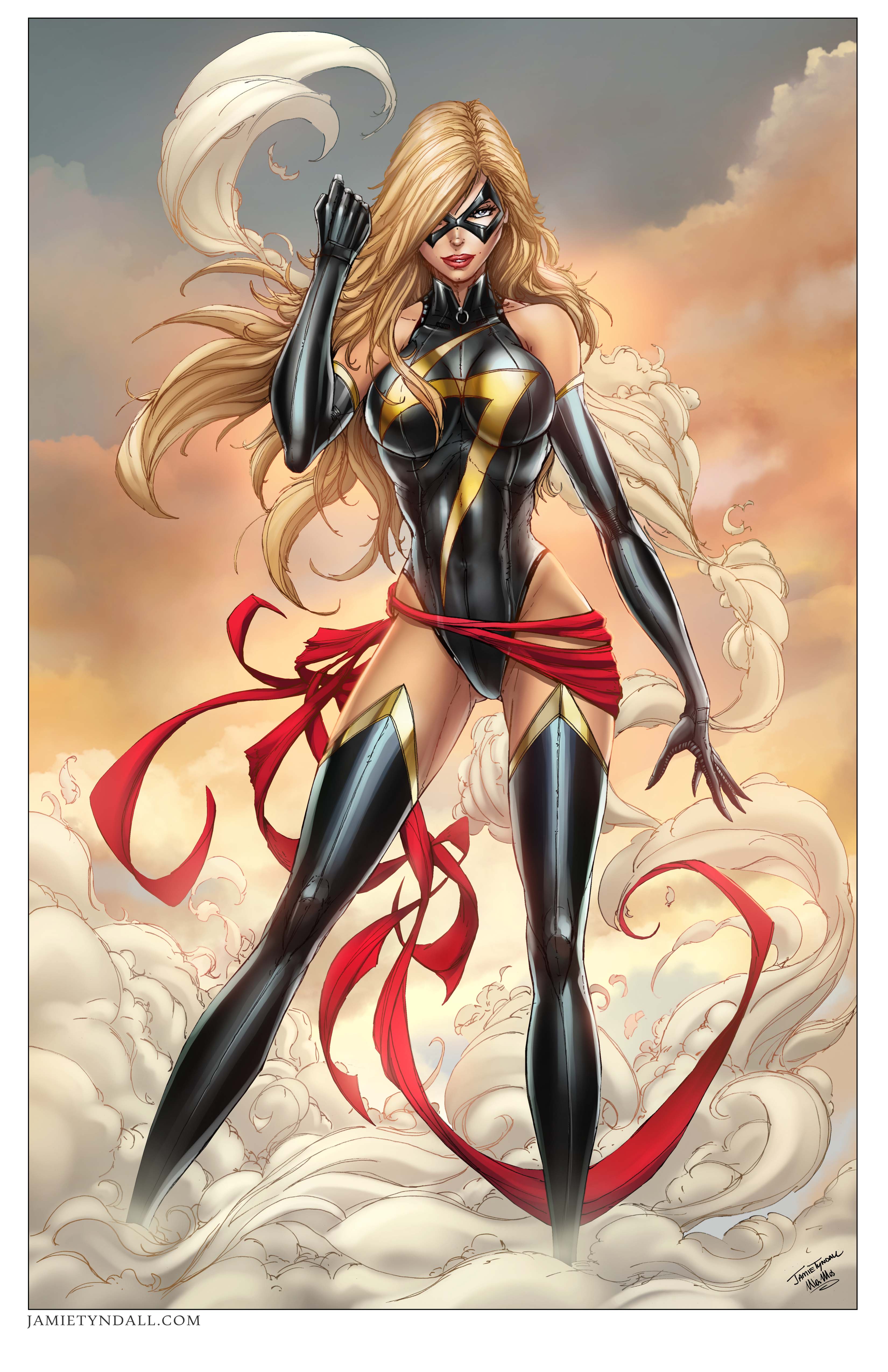 Ms Marvel Fullbody Print