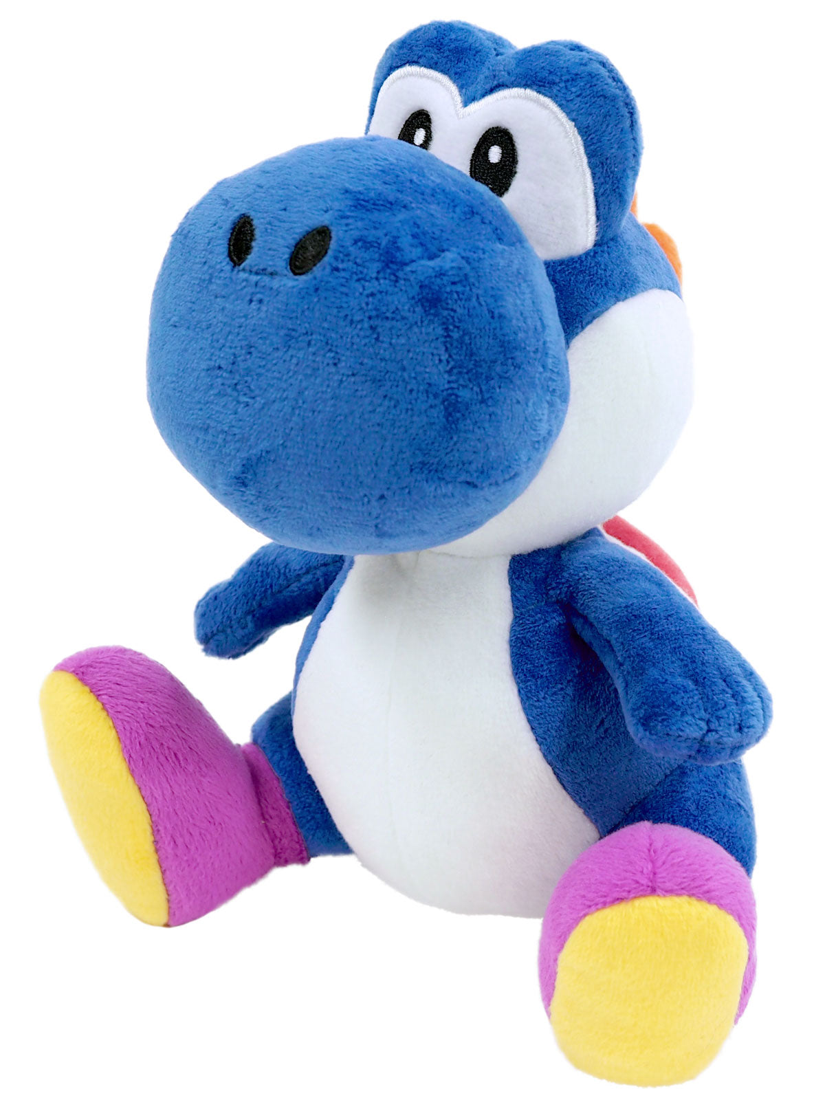 Super Mario All Star Yoshi - Dark Blue Yoshi Plush, 7