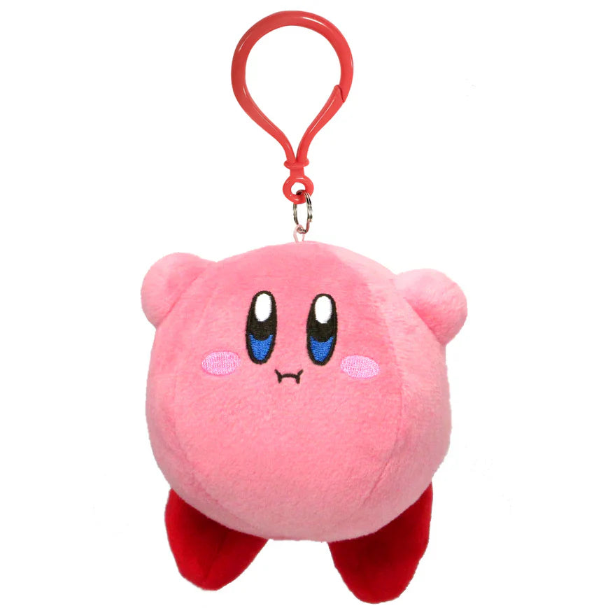 Kirby's Adventure - Kirby Hovering Pose Plush Dangler, 3.5