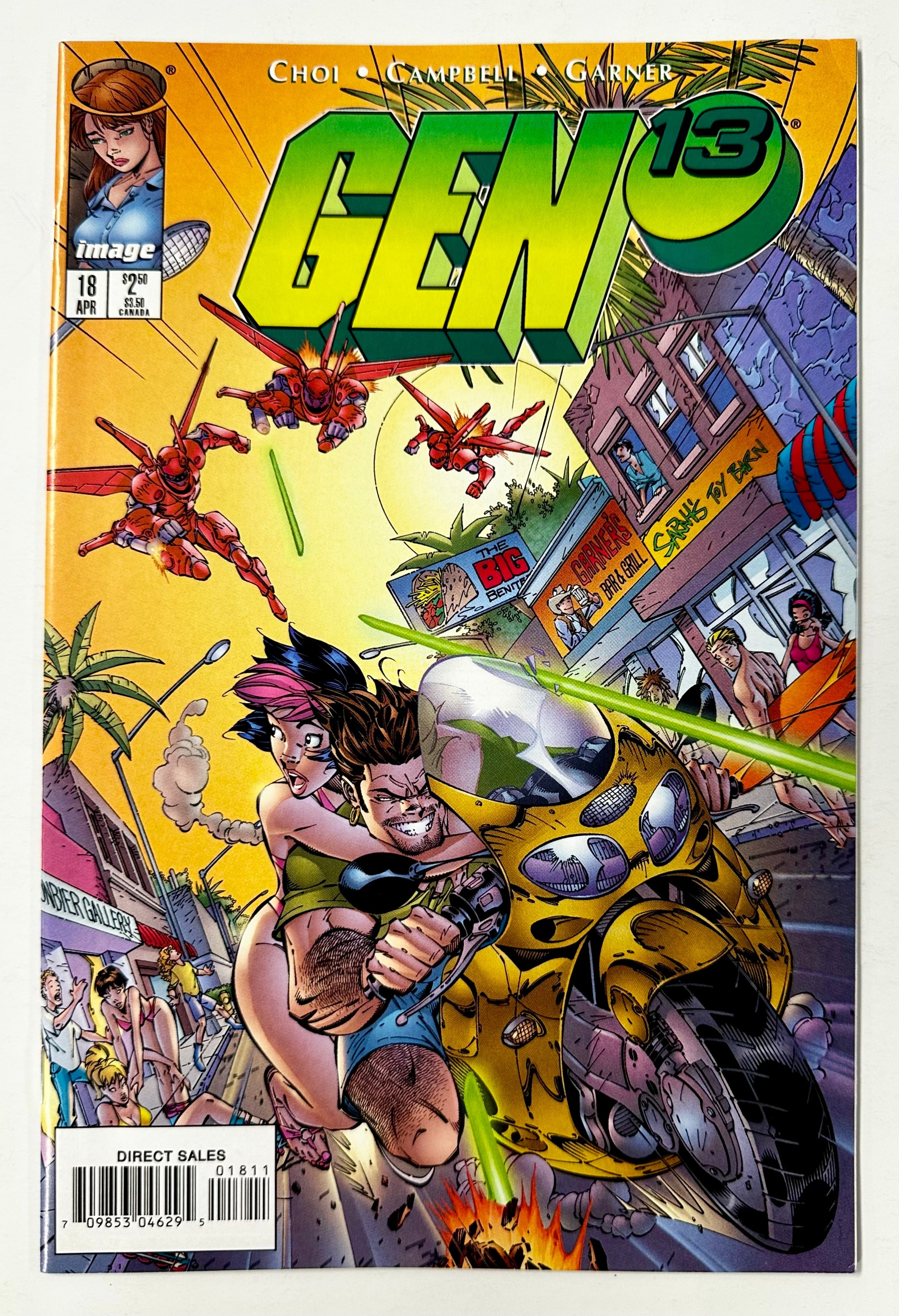Gen 13 #18 Image Comics J. Scott Campbell 1997 First Print Cover A