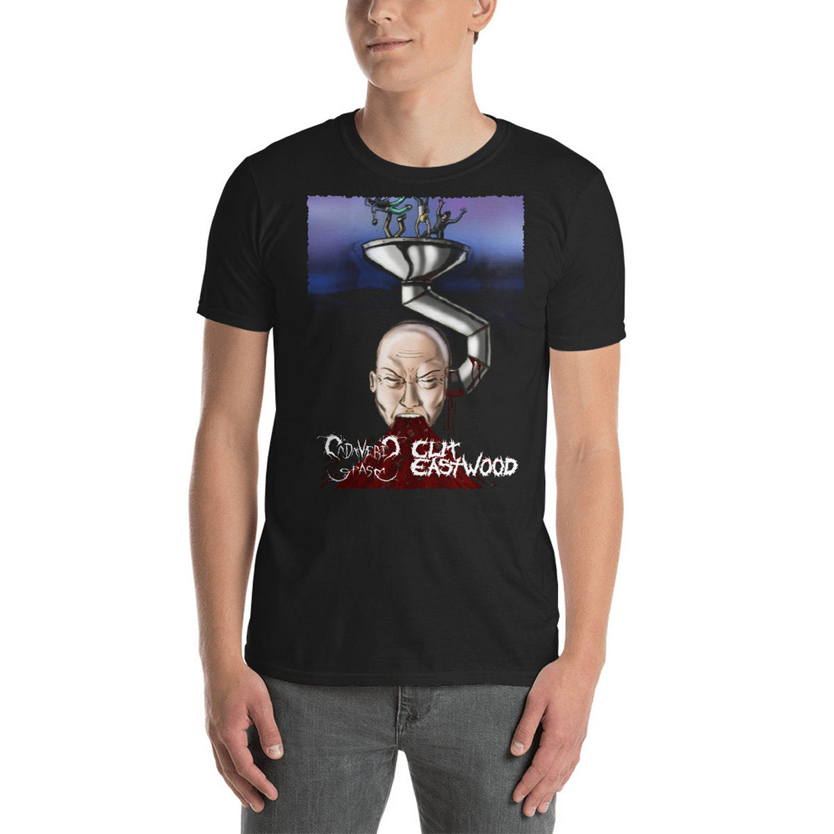 CADAVERIC SPASM / CLIT EASTWOOD - Split T-Shirt