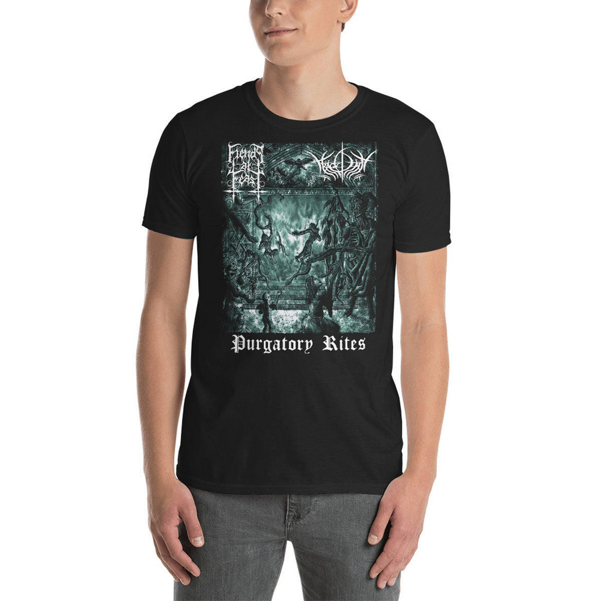 FIENDS AT FEAST / TRAGIC DEATH - Purgatory Rites "Split" T-Shirt