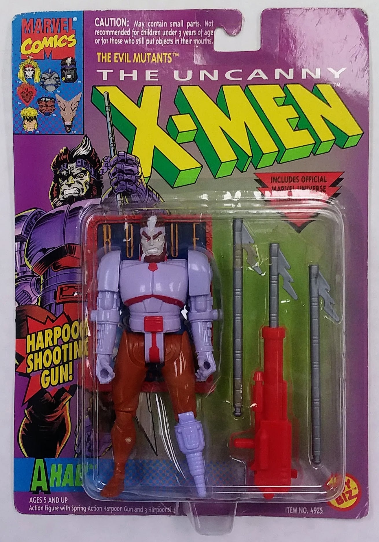 Marvel carded action figure - Ahab (Evil Mutants)
