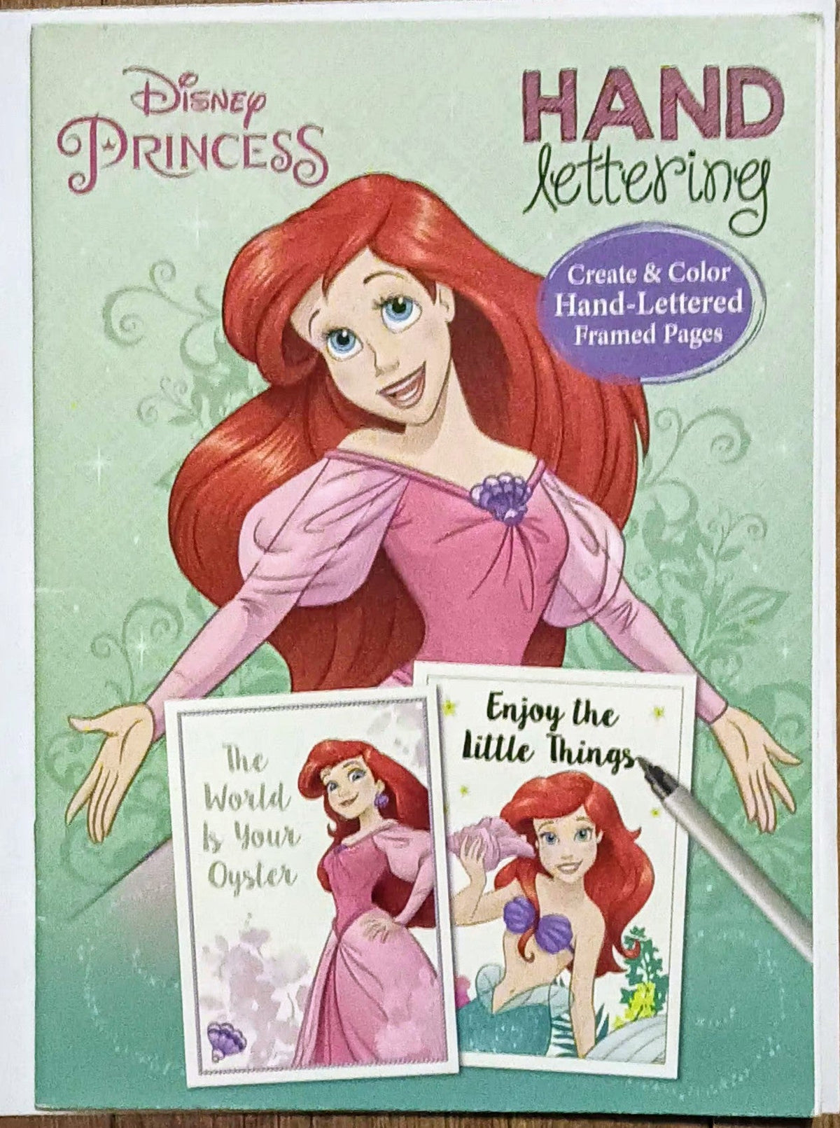 Disney Princess Activity Book - Hand Lettering