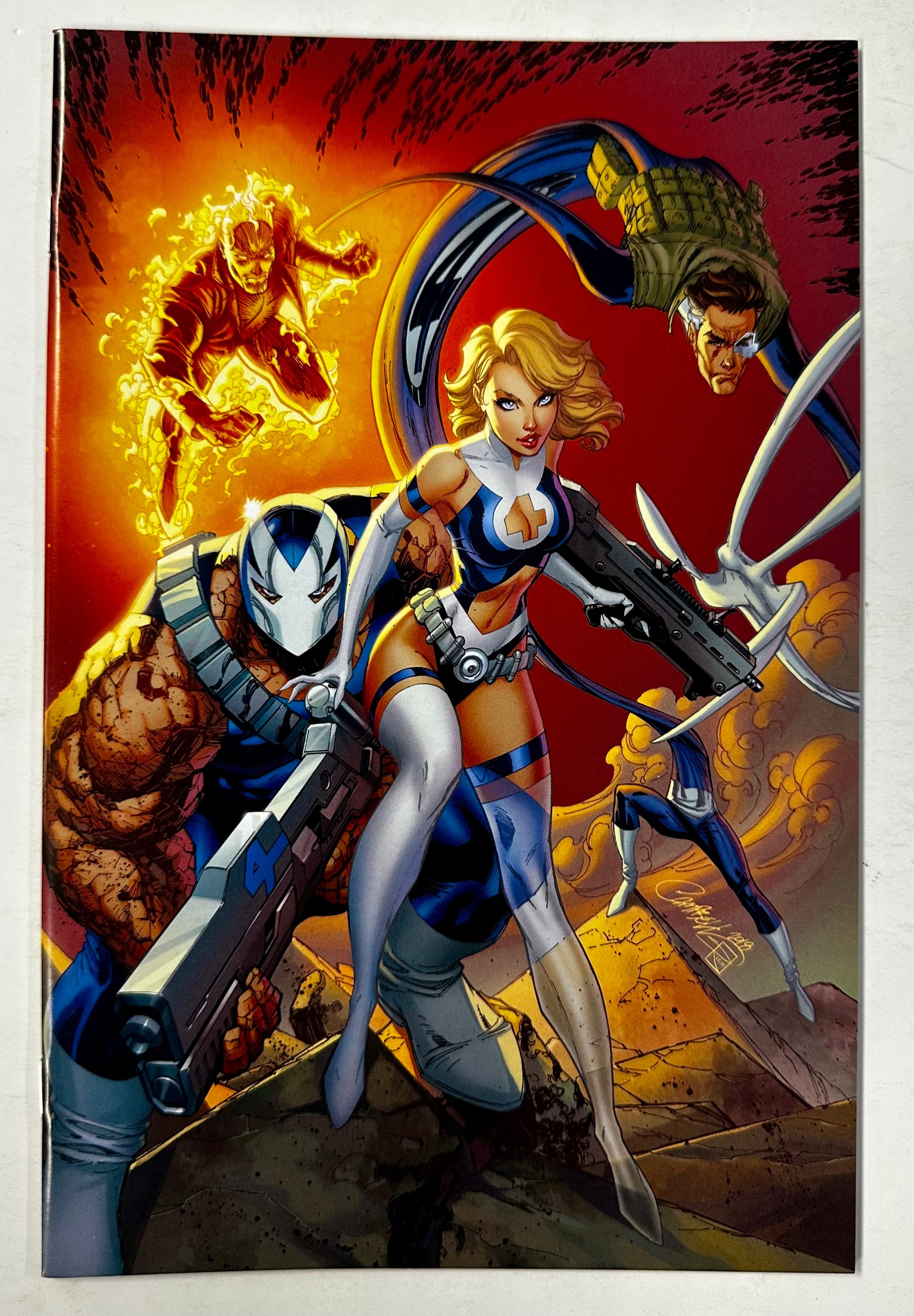 Fantastic Four #1 J Scott Campbell Exclusive Virgin Variant Marvel Comics