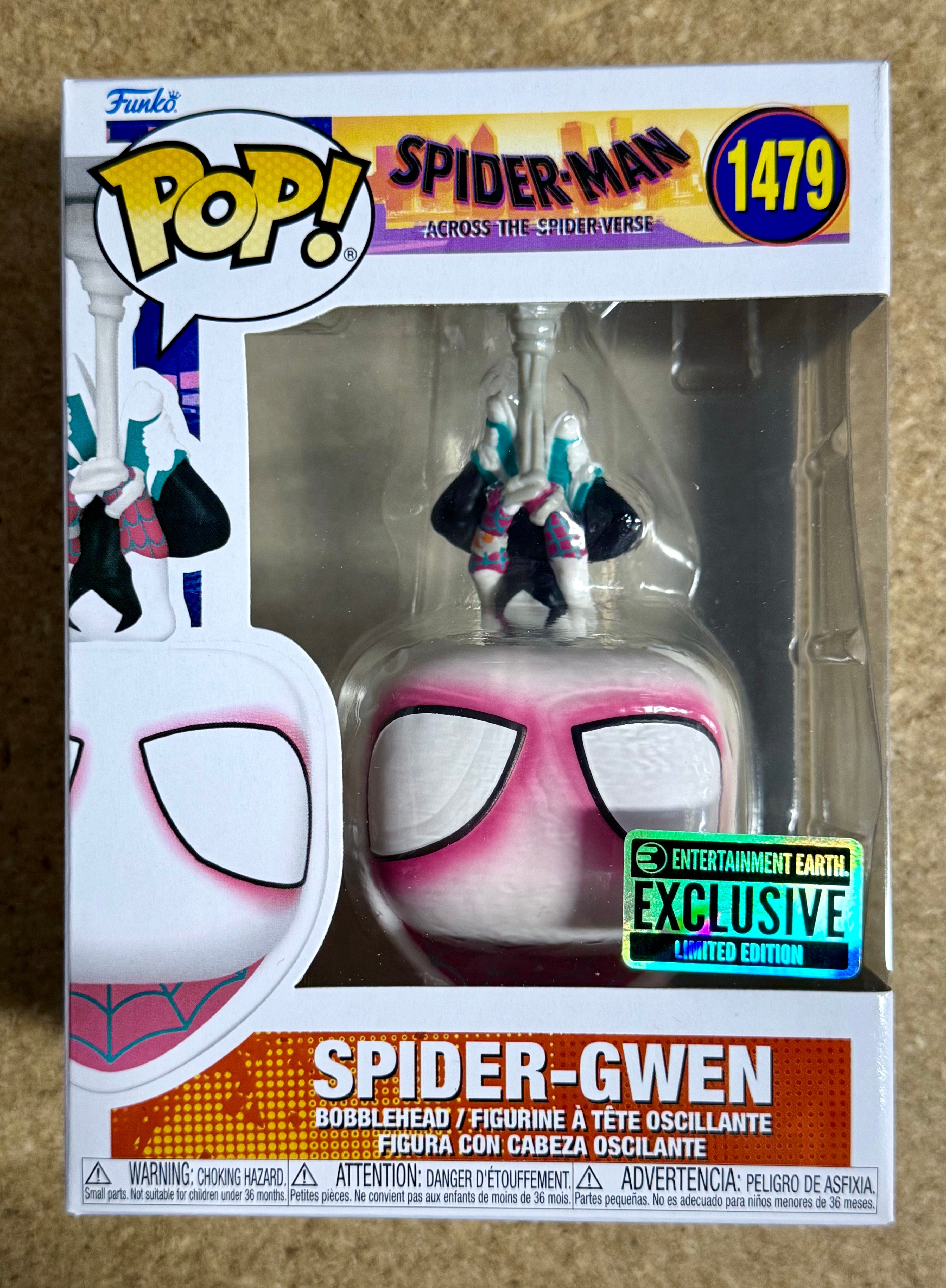Funko Pop! Marvel Spider-Gwen Hanging #1479 Across The Spider-Verse 2025 Exclusive