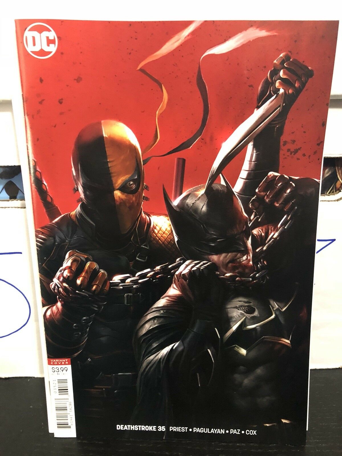 Deathstroke Vol 4 #35 Francesco Mattina Cover B Variant 2018 Batman DC Comics