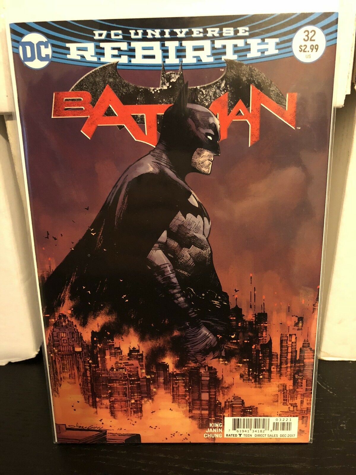 Batman #32 Cover B Olivier Coipel Variant Proposal Answer Rebirth DC Comics