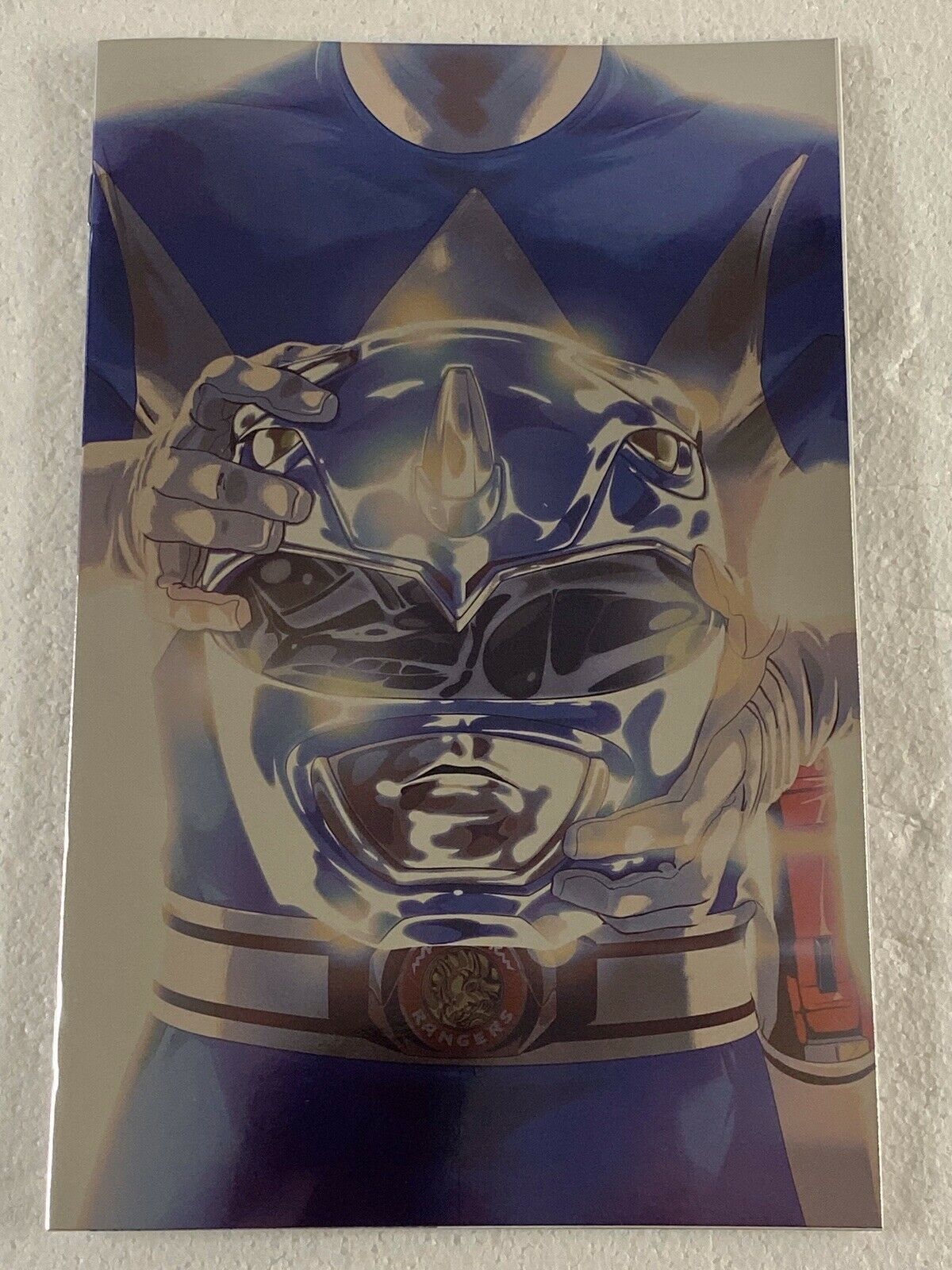 Mighty Morphin Power Rangers #43 Boom Studios 2019 Foil Montes Variant