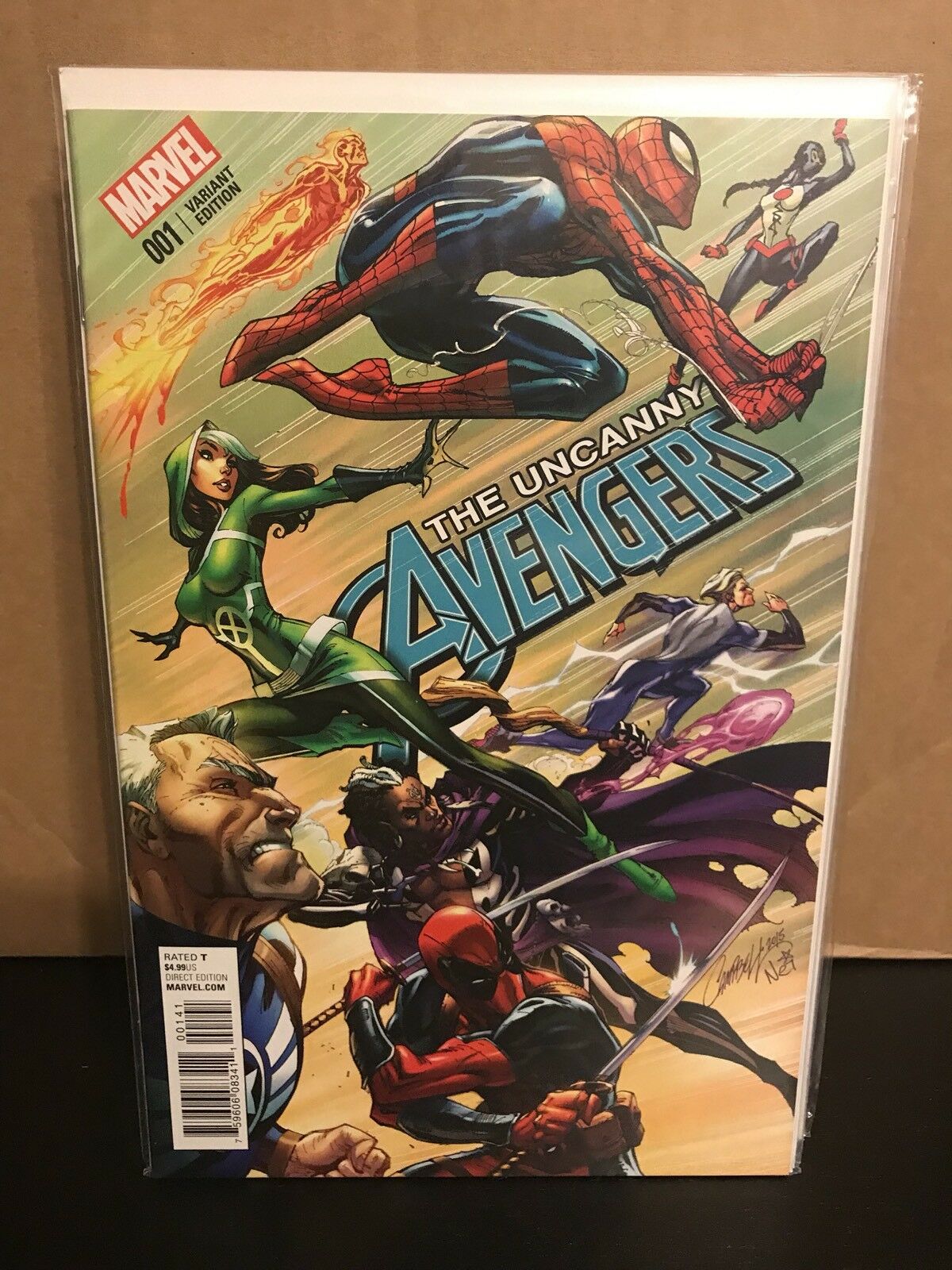THE UNCANNY AVENGERS #1 J SCOTT CAMPBELL VARIANT EDITION Marvel Comics MCU