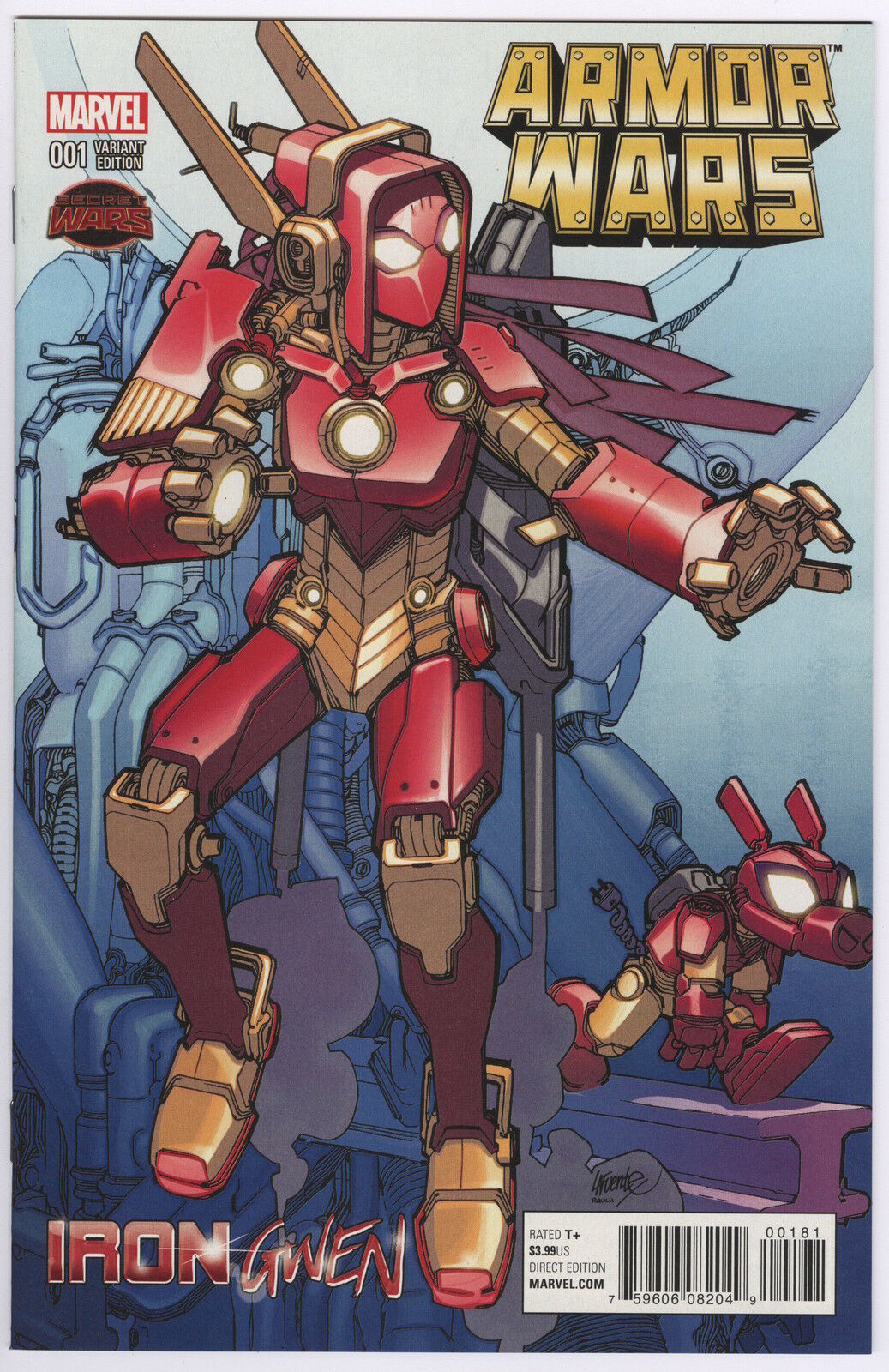 MARVEL COMICS ARMOR WARS #1 VARIANT EDITION IRON GWEN