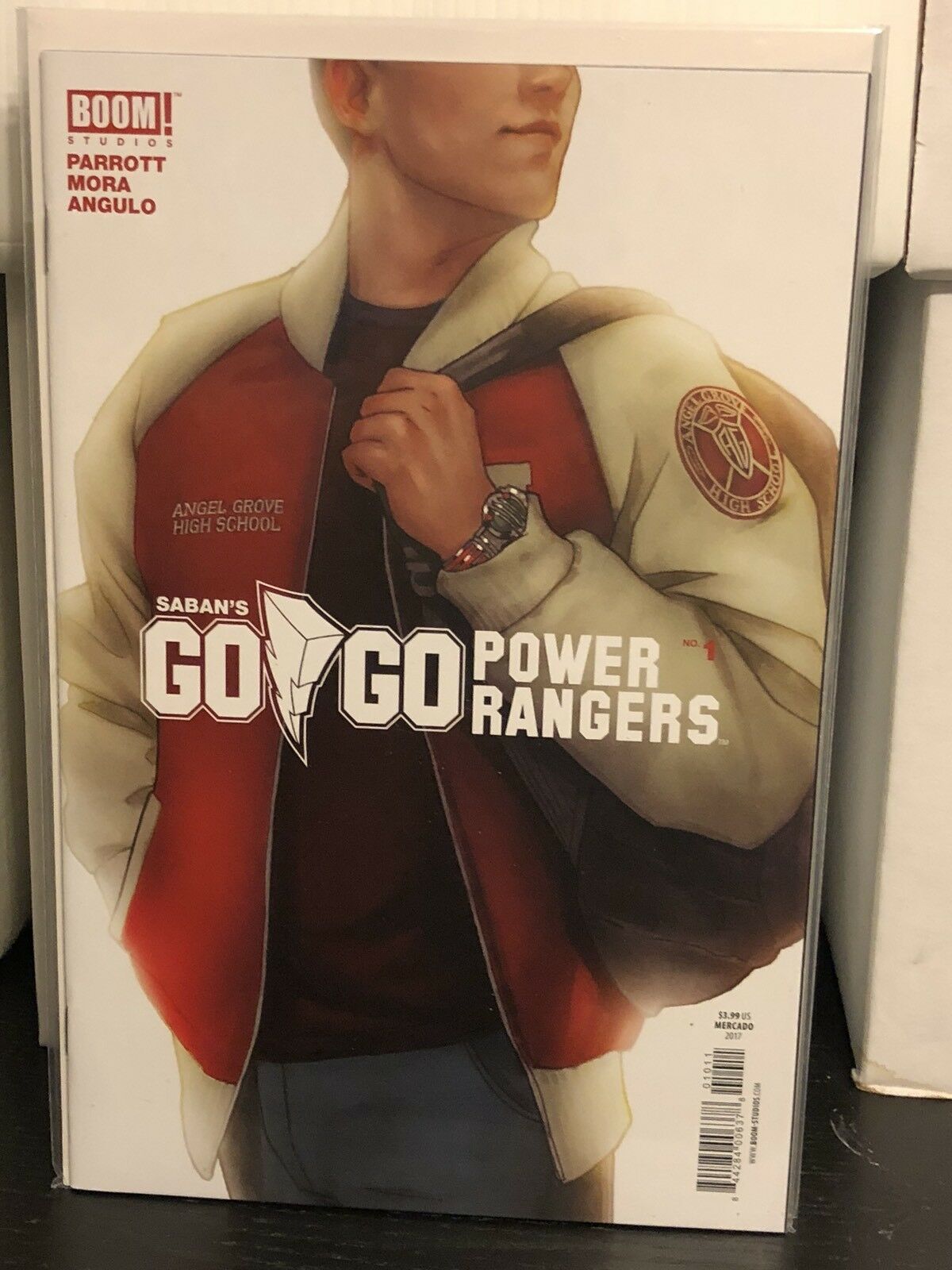 Saban Go Go Power Rangers #1 Miguel Mercado Variant Boom Studios Mora Red Jason