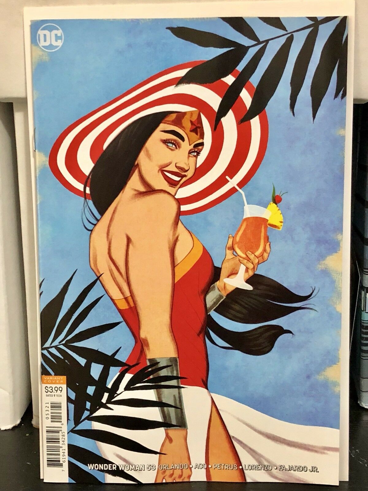 Wonder Woman #53 Jenny Frison Cover B Variant 2018 DC Comics