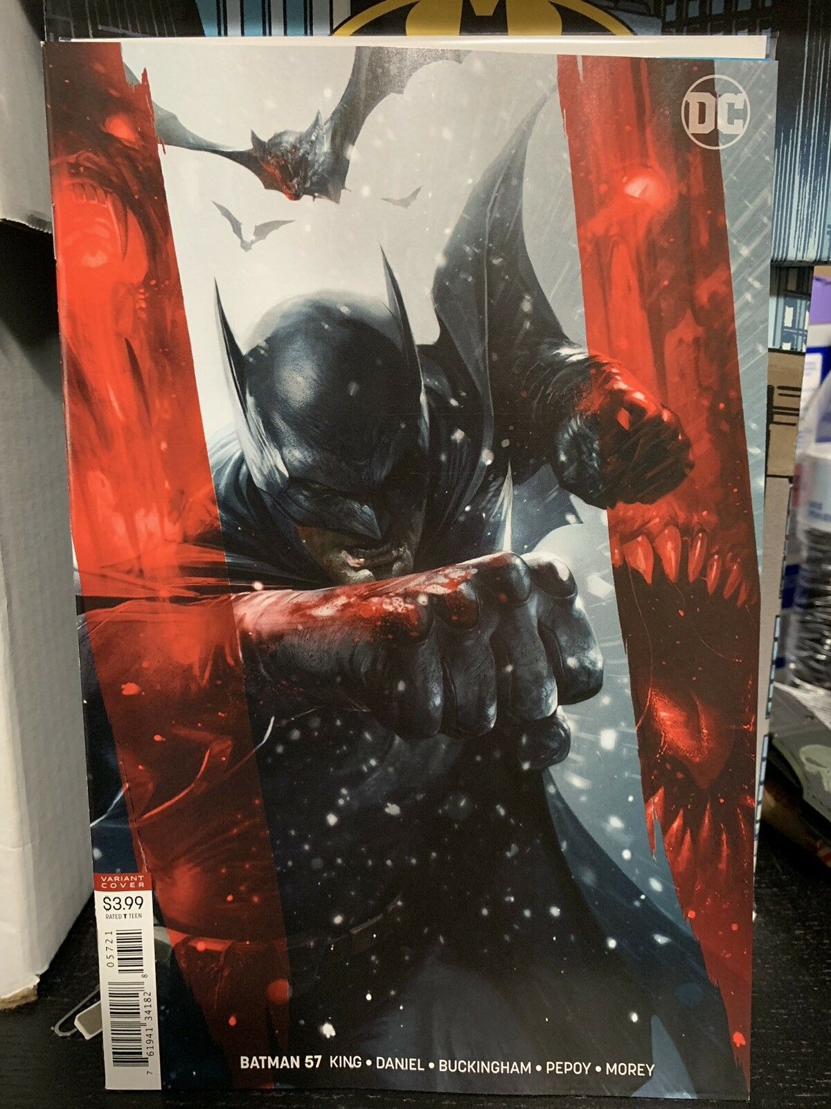 Batman #57 Francesco Mattina Cover B Variant 2018 DC Comics Rebirth