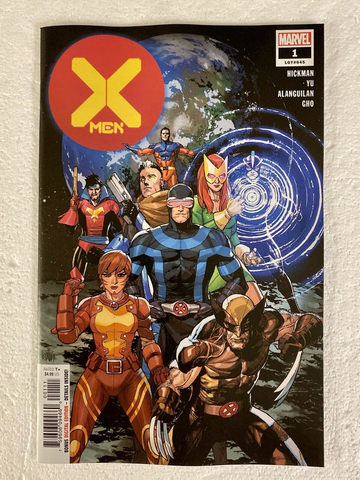 X-Men #1 Jonathan Hickman Cover A 2019 Marvel Comics Yu Wolverine Cyclops Jean