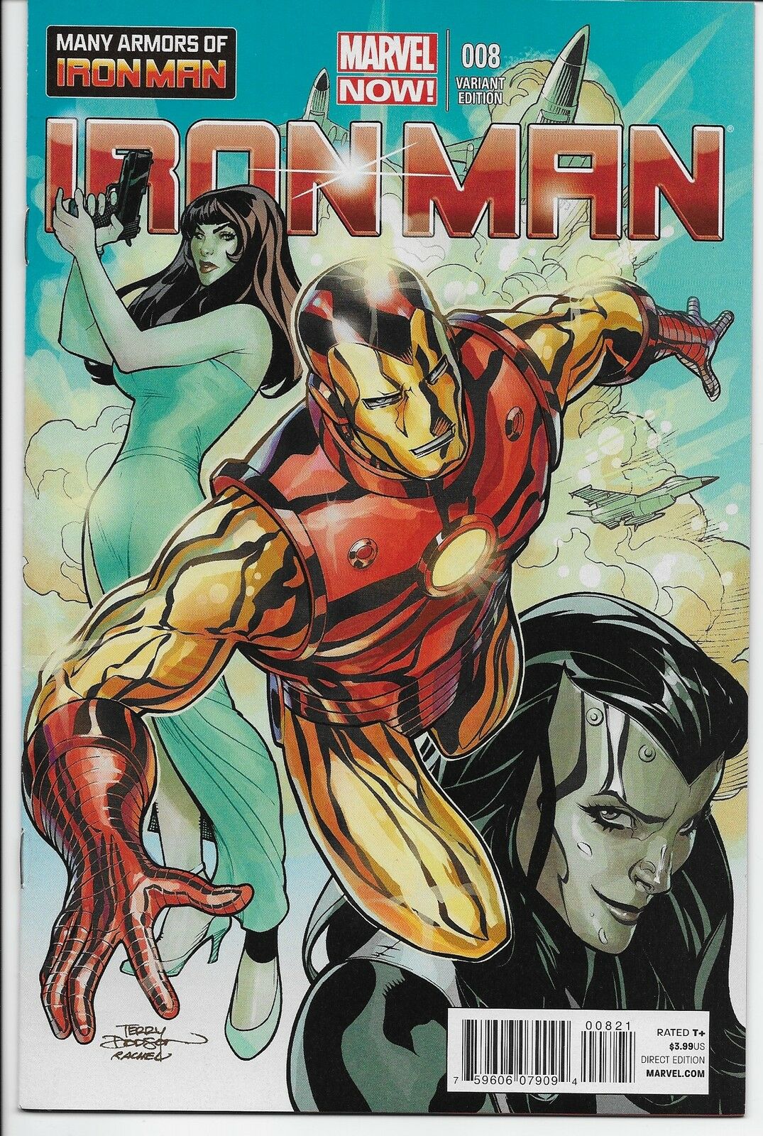 Iron Man #8 Dodson Variant Many Armors Of Iron Man Marvel Comics Avengers Stark