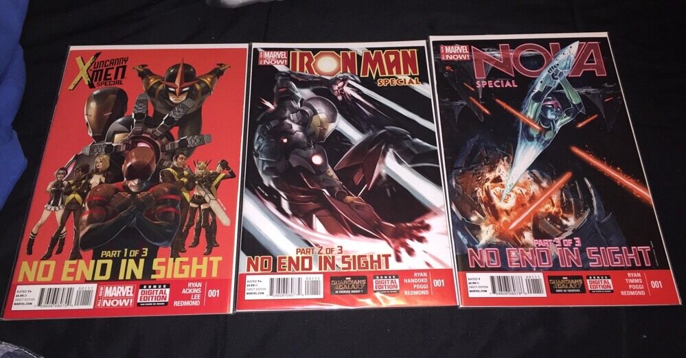 No End In Sight - Iron Man Uncanny X-Men Nova Special 1-3 Marvel Comics Avengers