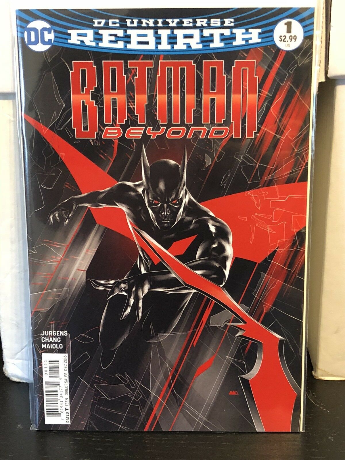 Batman Beyond #1 Ansin Cover B Variant Jurgens Chang 2016 Rebirth