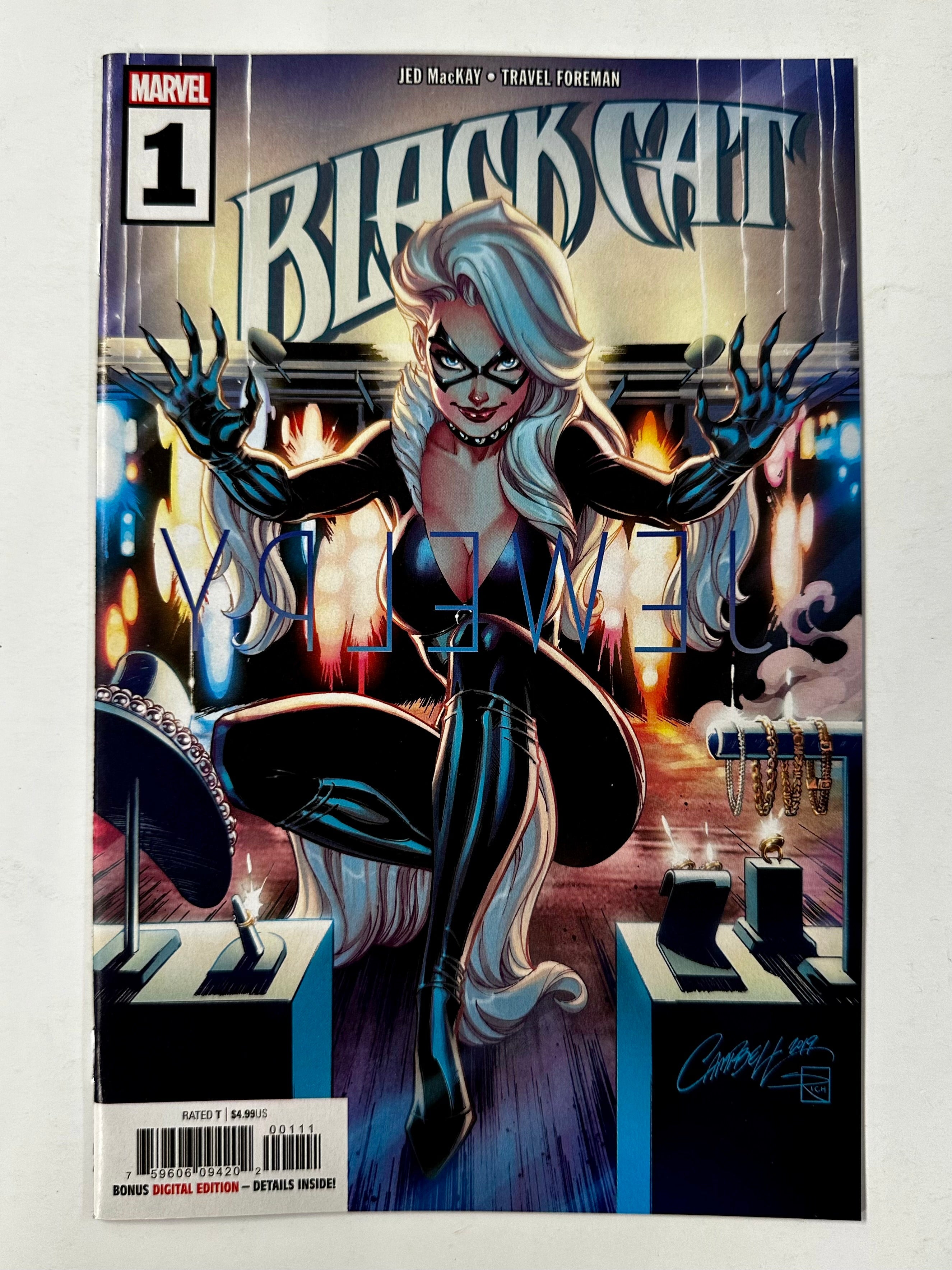 Black Cat #1 J Scott Campbell Cover A Marvel Comics 2019