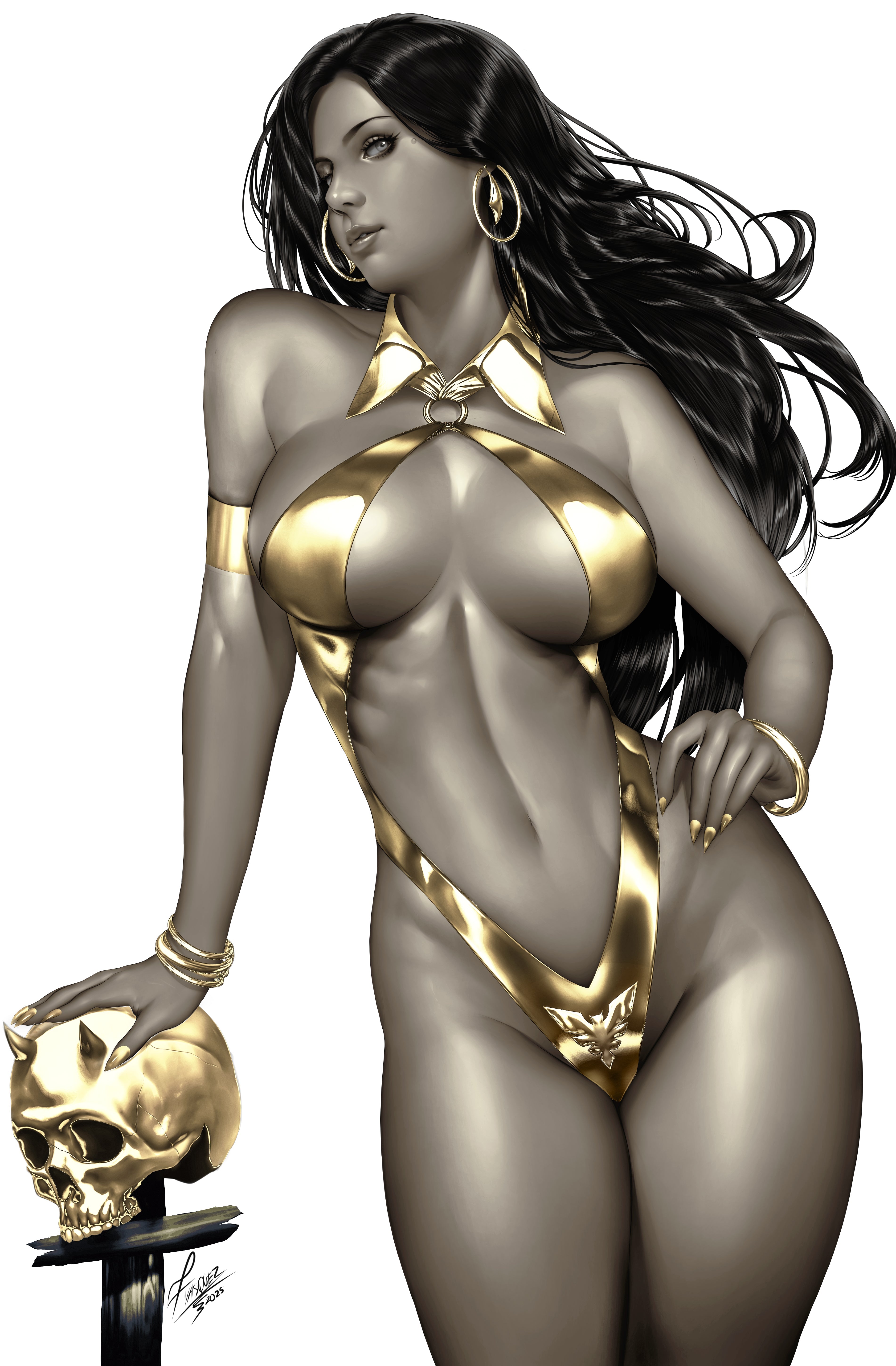 VAMPIRELLA ARMAGEDDON #1 - JOHN VASQUEZ WRAPAROUND COVER B SDCC 2025 EXCLUSIVE