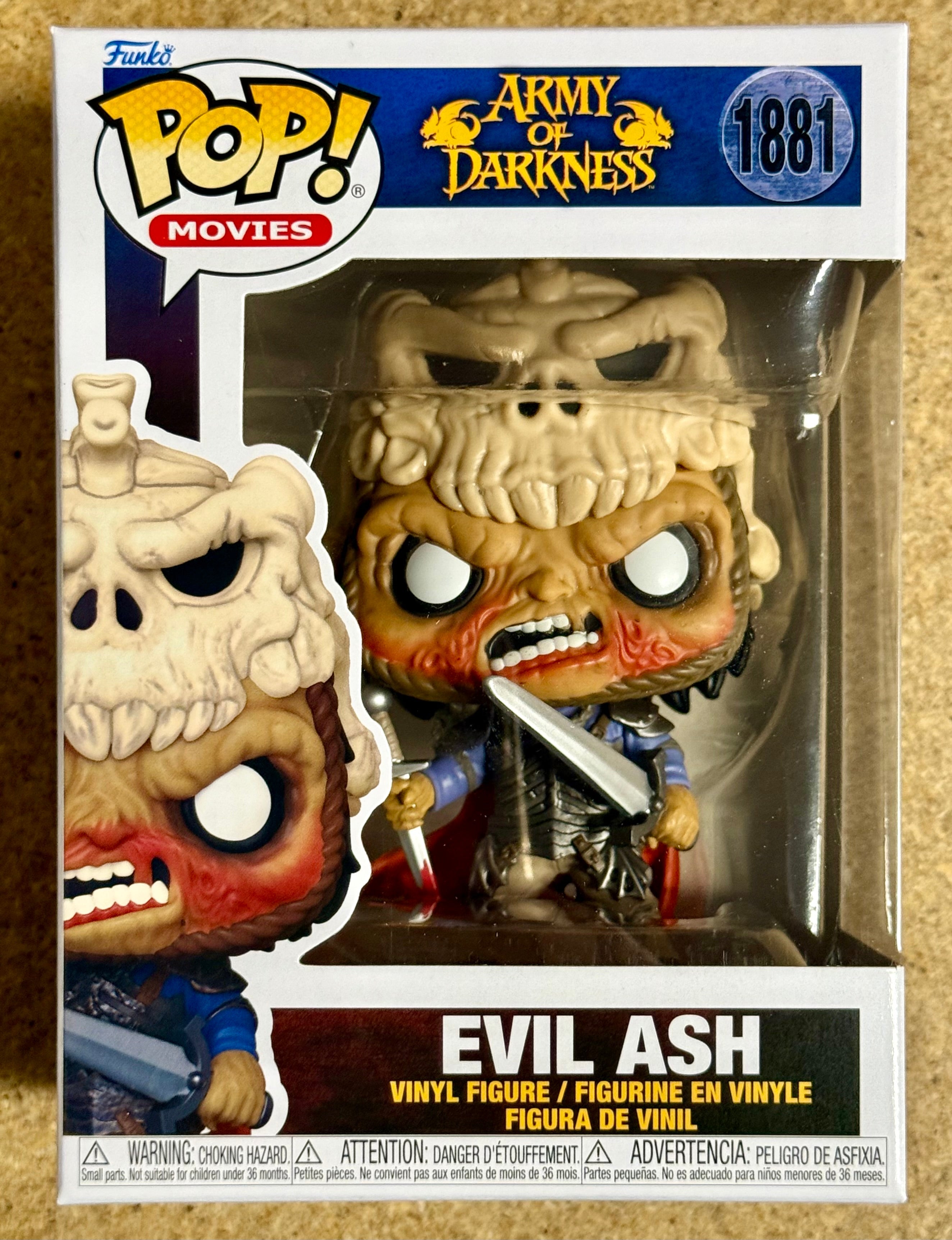 Funko Pop! Movies Evil Ash #1881 Army Of Darkness 2024 Bruce Campbell
