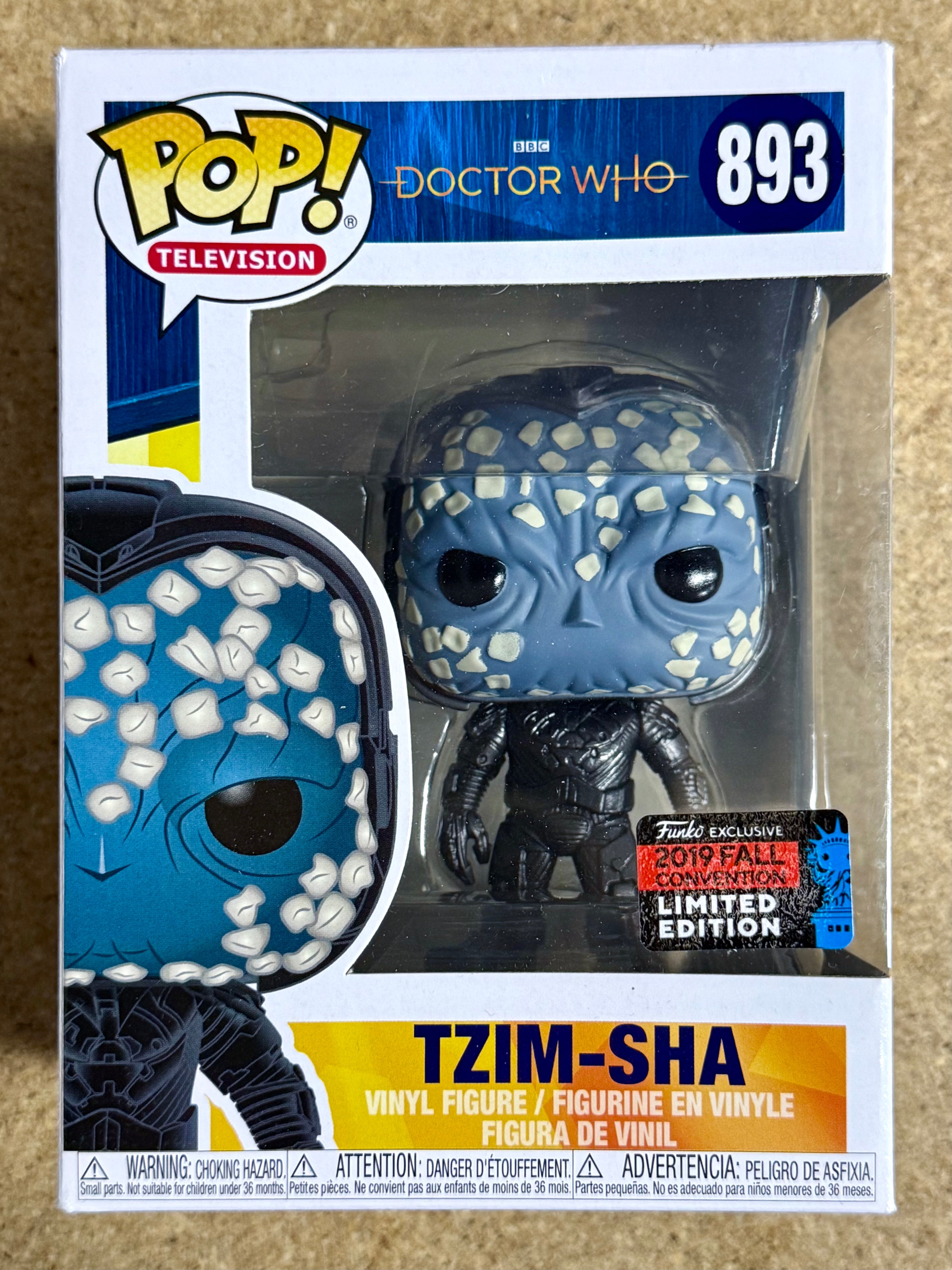 Funko Pop! Television Doctor Who Tzim-Sha #893 2019 NYCC Shared Con Exclusive
