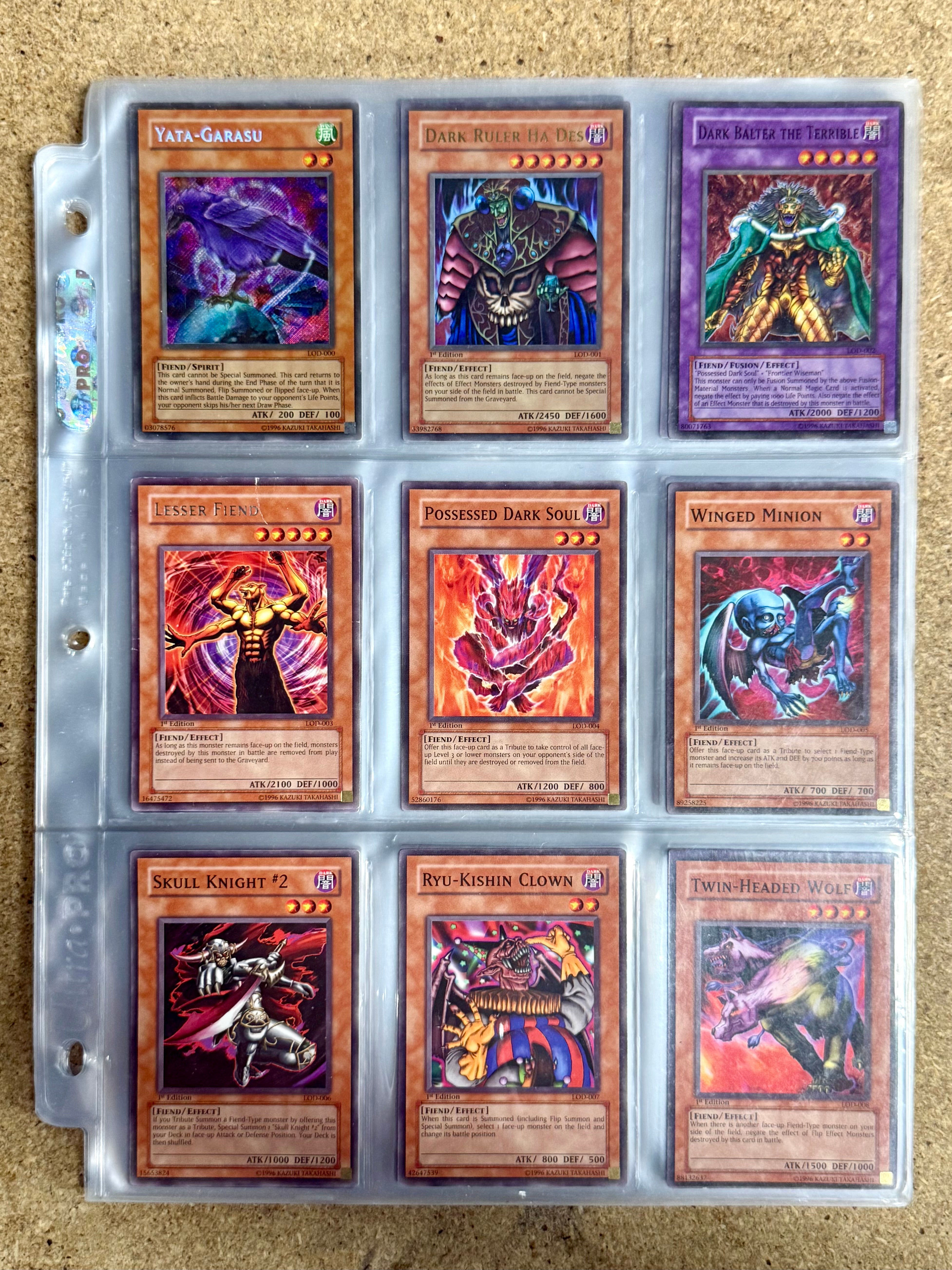 Yu-Gi-Oh! Legacy Of Darkness Complete Set LOD 000-100 Injection Fairy Lily