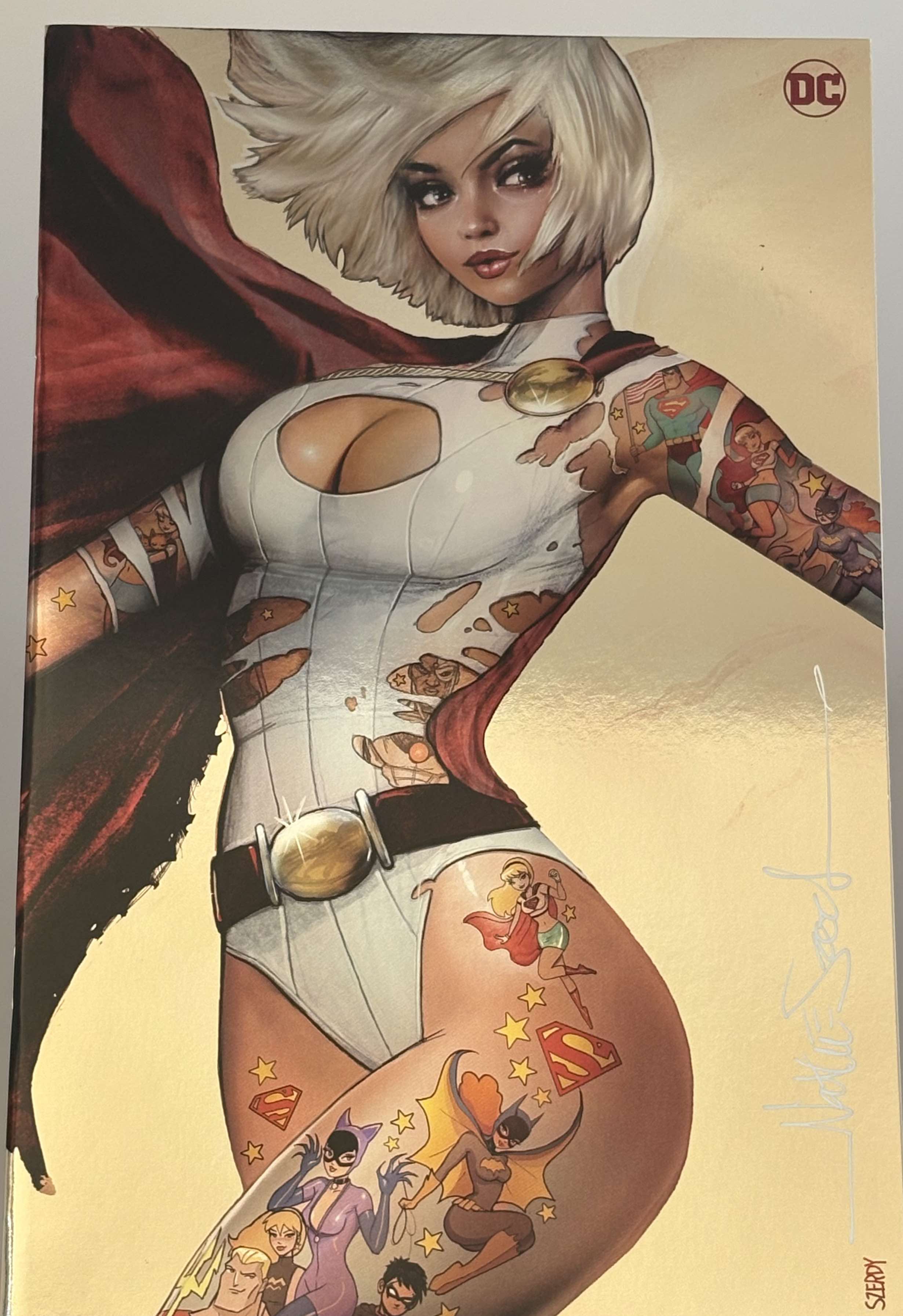 [Signed by Nathan Szerdy] POWER GIRL #1 NATHAN SZERDY (616) EXCLUSIVE FOIL NYCC VIRGIN VAR [IN STOCK]