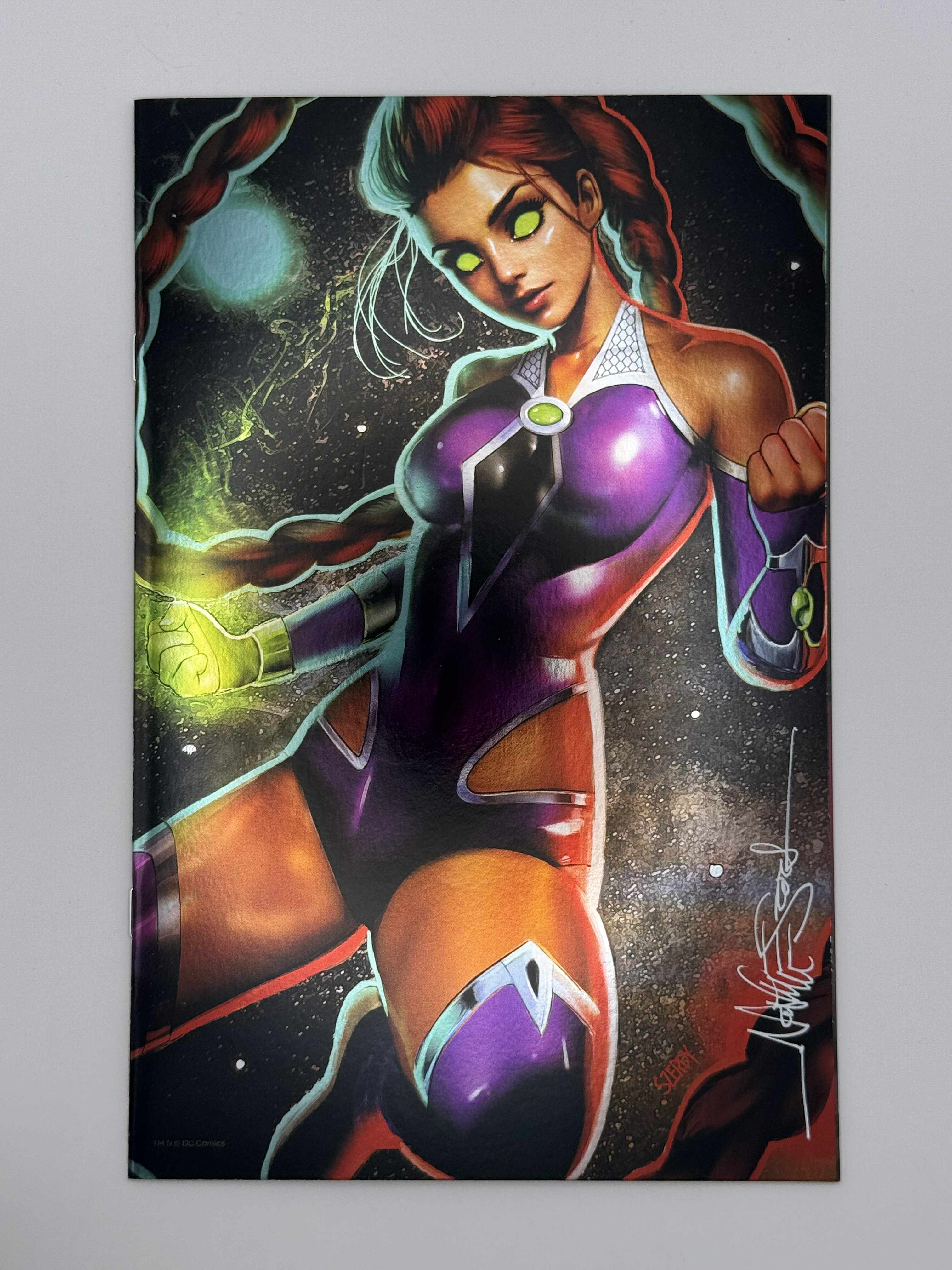 [Signed by Nathan Szerdy] [FOIL] TITANS #1 NATHAN SZERDY (616) EXCLUSIVE VIRGIN VAR [IN STOCK]