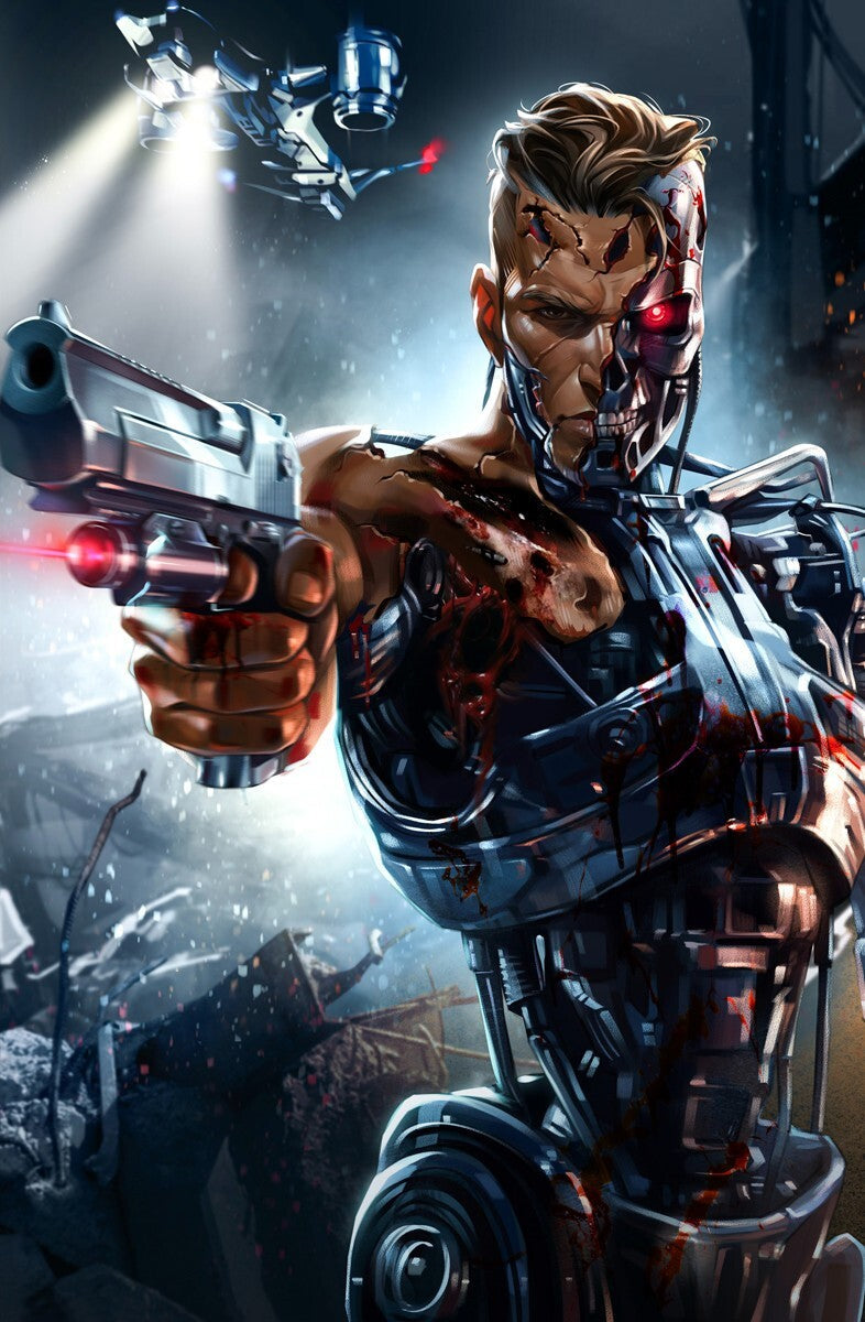 TERMINATOR #1 - KATYA SINYUKHINA COVER A VIRGIN VARIANT NYCC 2024 EXCLUSIVE