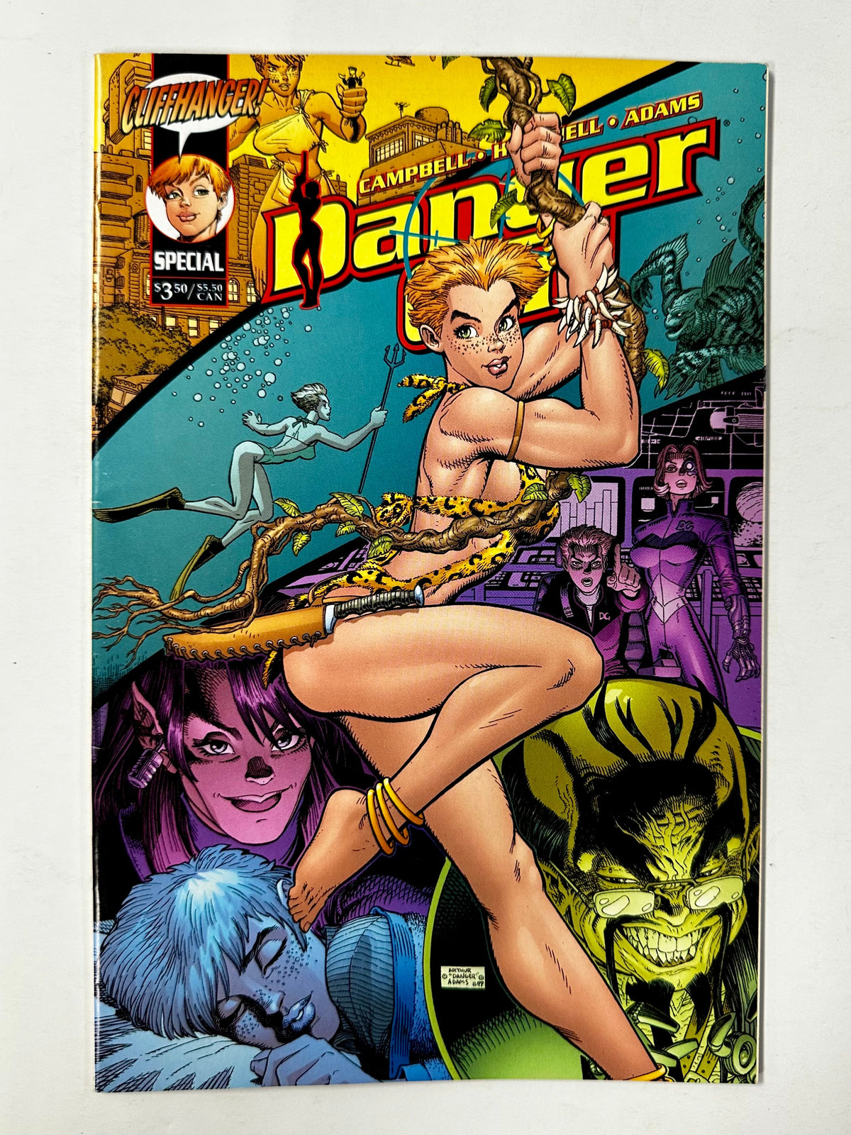 Danger Girl Special #1 J Scott Campbell Flip Book Image Comics Cliffhanger