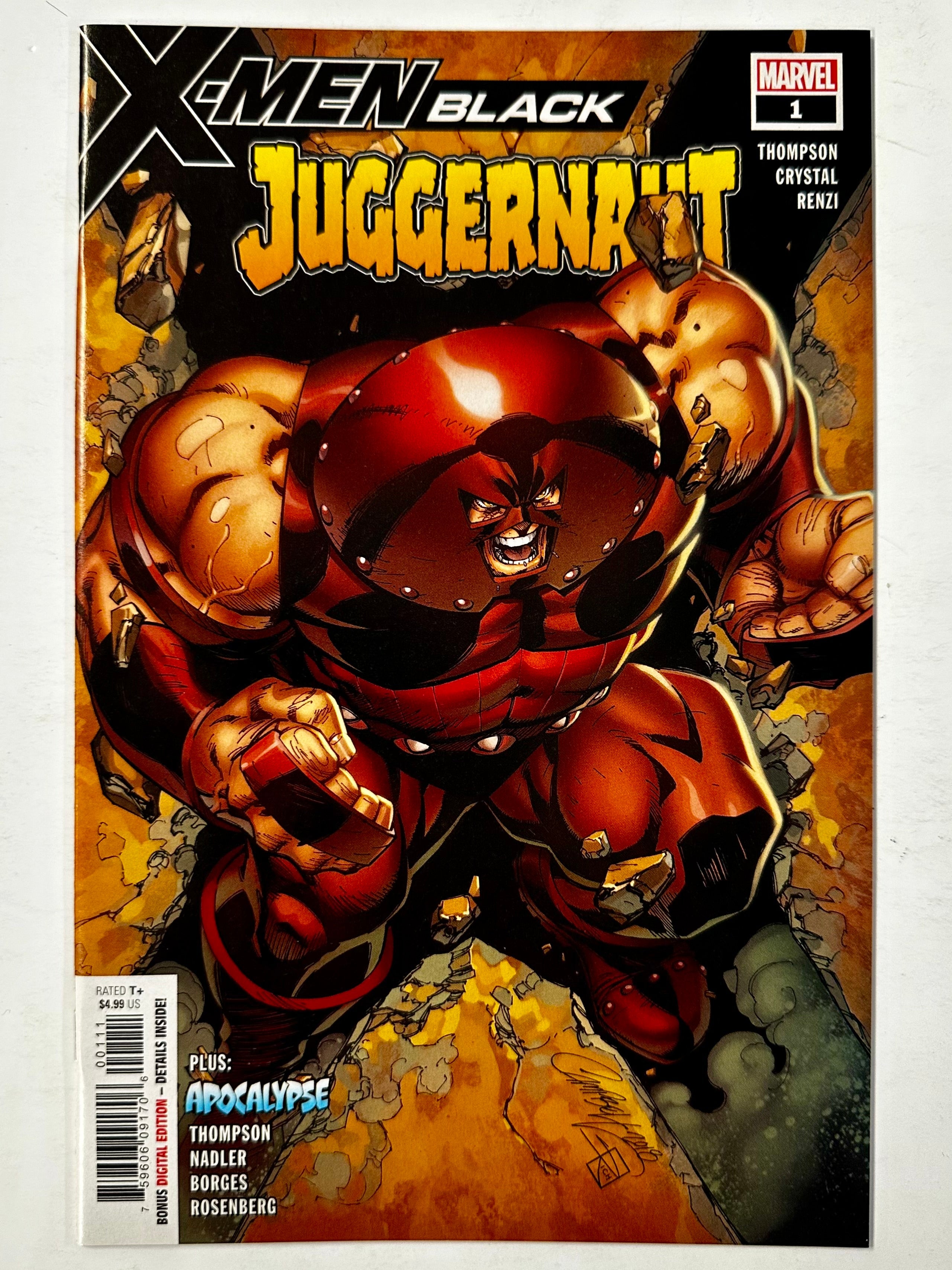 X-Men Black Juggernaut #1 Marvel Comics J Scott Campbell Cover 2018