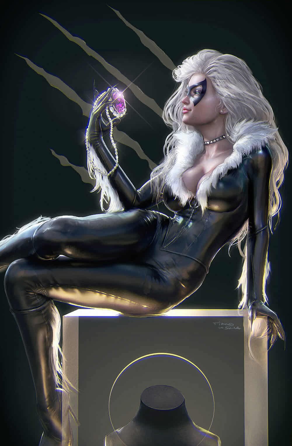 Marvel: Black Cat #1 Tiago Da Silva Exclusive (In Store date) 8/20/2025