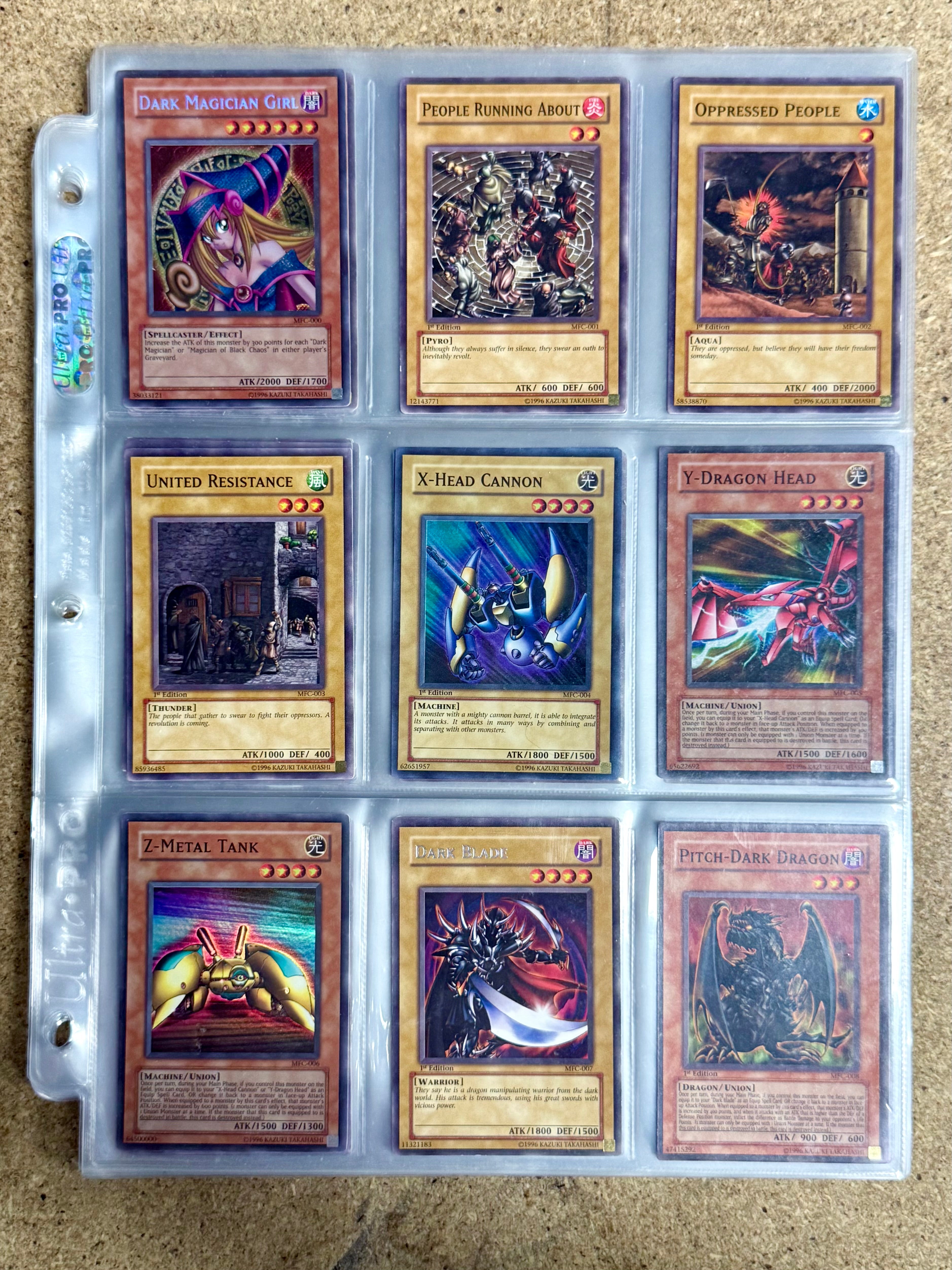 Yu-Gi-Oh! Magicians Force Complete Set MFC 000-107 Dark Magician Girl