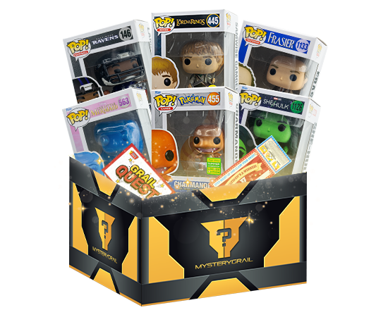 Scratch & Dent 6-Pack Funko POP! Mystery Grail Box