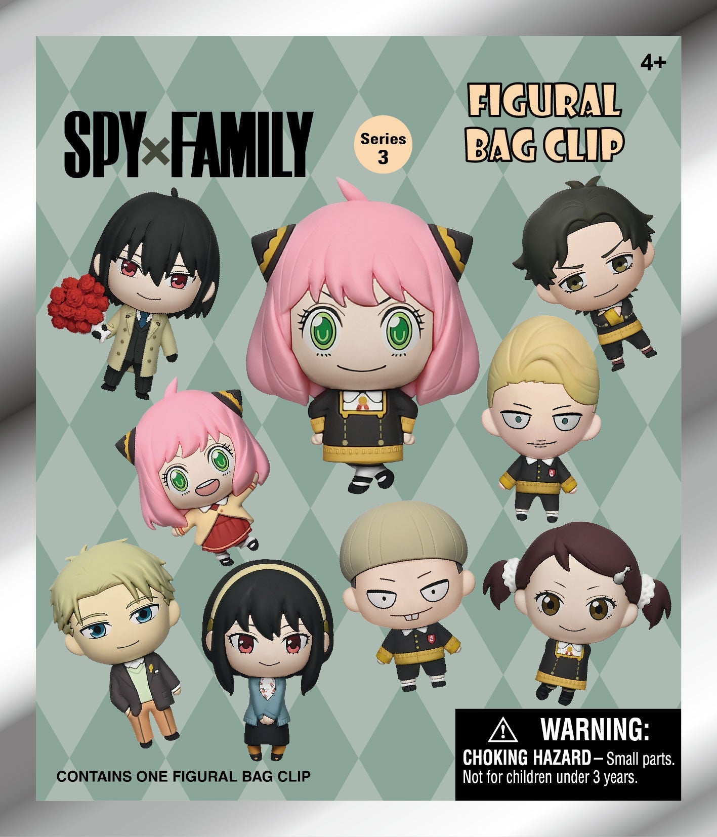 Spy x Family 3D Foam Bag Clip, Series 3 Blind Bag