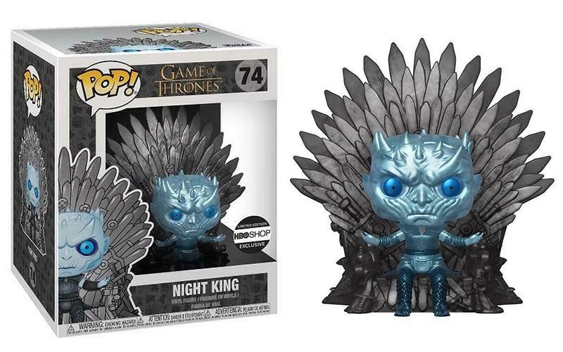 Night King (Iron Throne , Metallic, 6-Inch, Game of Thrones) 74 - HBO Shop Exclusive